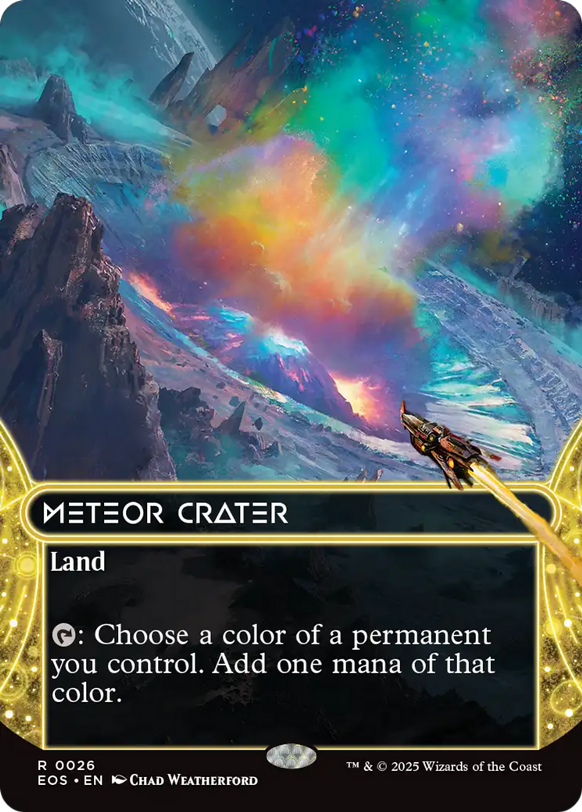 Cratère météoritique — Edge of Eternities: Stellar Sights — Magic: The Gathering
