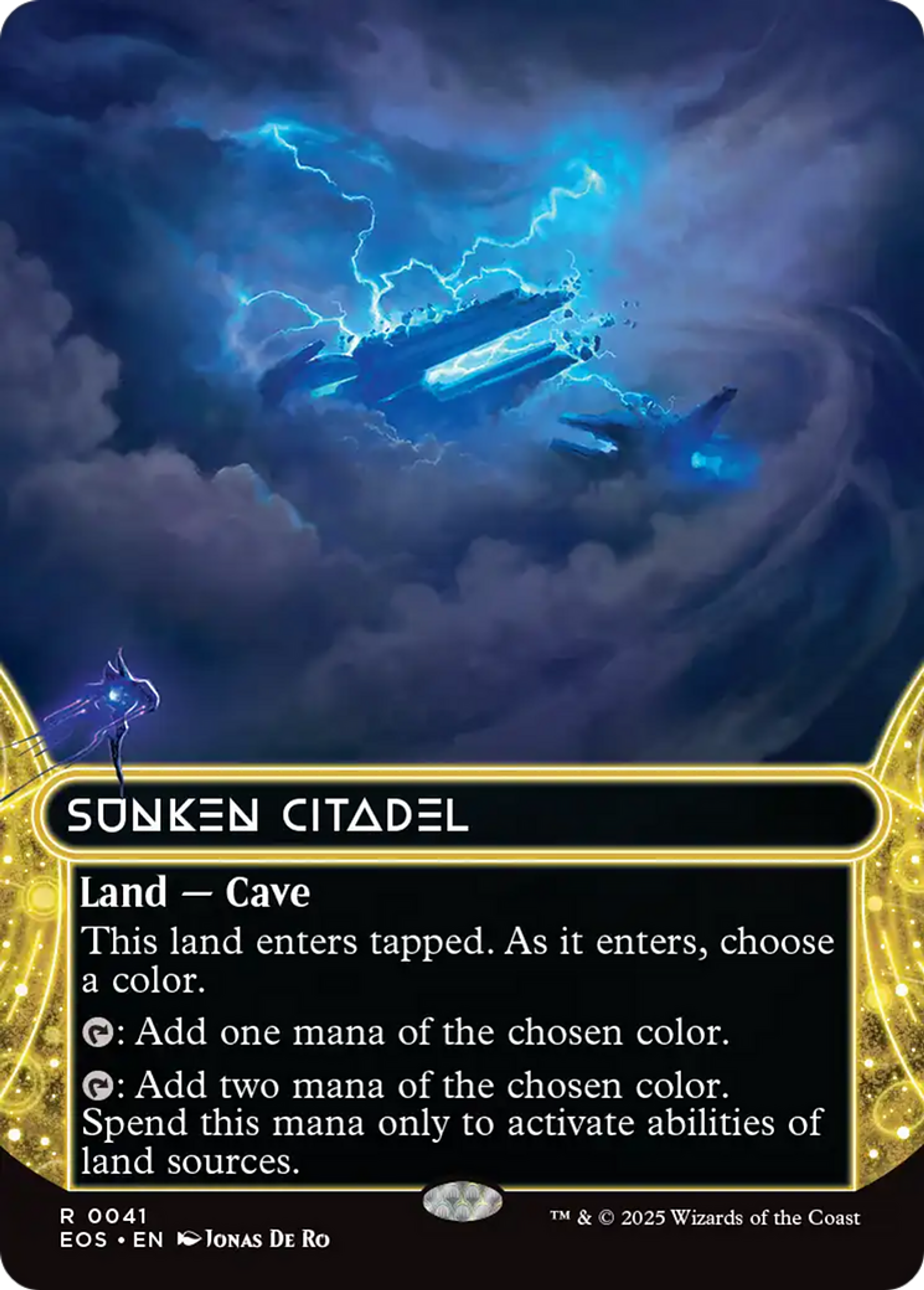 Citadelle engloutie — Edge of Eternities: Stellar Sights — Magic: The Gathering