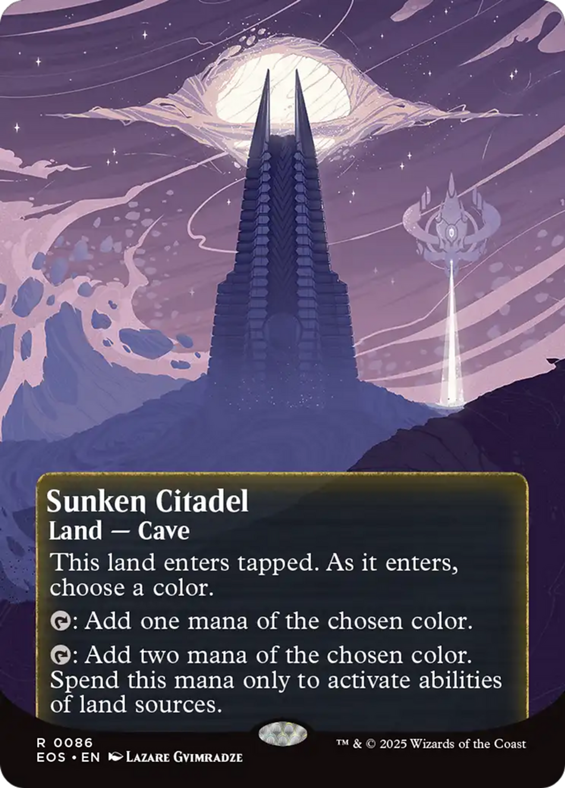 Citadelle engloutie — Edge of Eternities: Stellar Sights — Magic: The Gathering