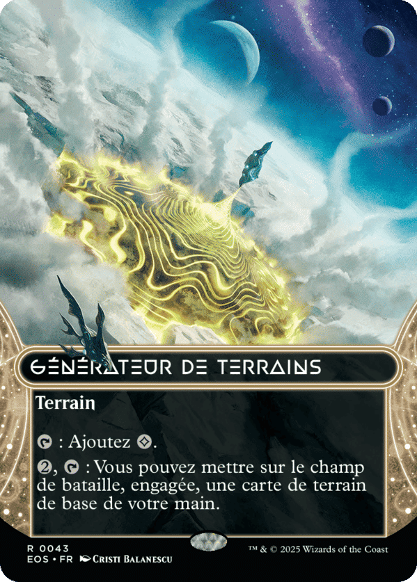 Générateur de terrains — Edge of Eternities: Stellar Sights — Magic: The Gathering