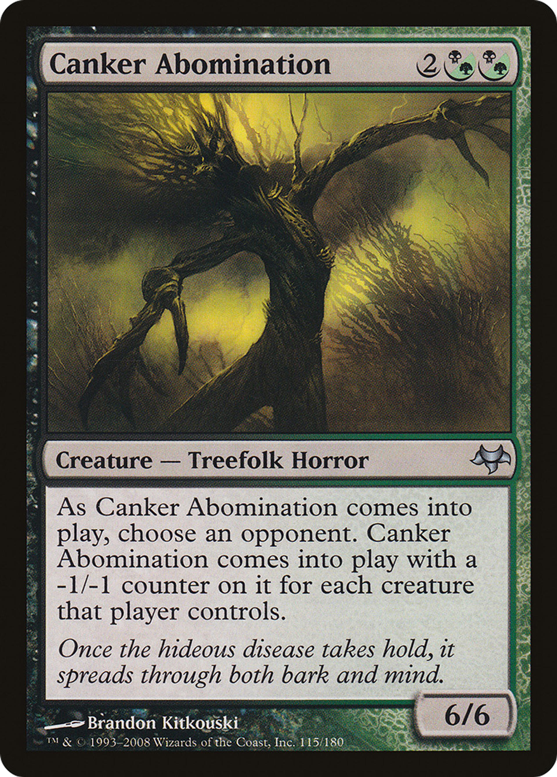 Canker Abomination — Eventide — Magic: The Gathering