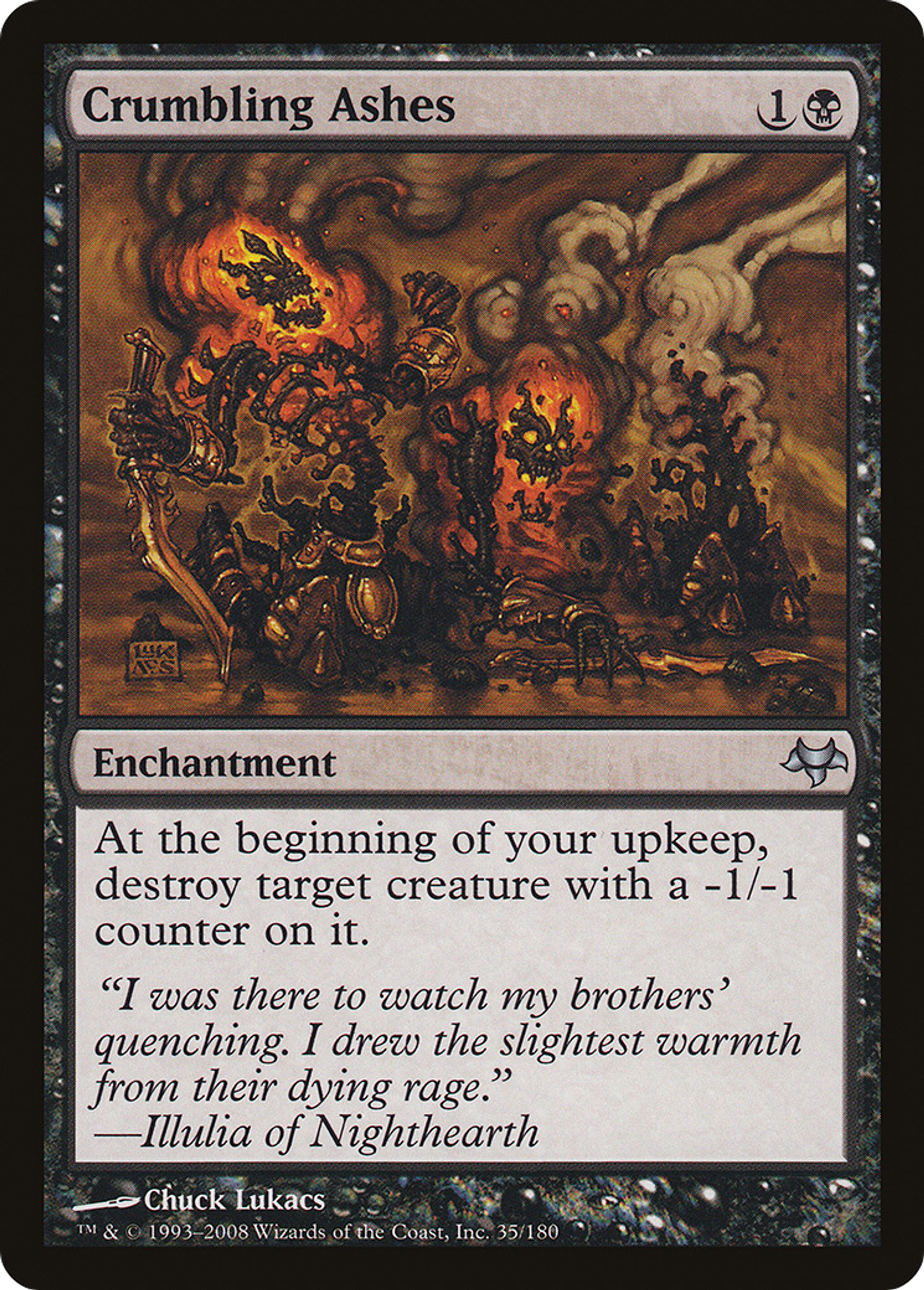 Crumbling Ashes — Eventide — Magic: The Gathering