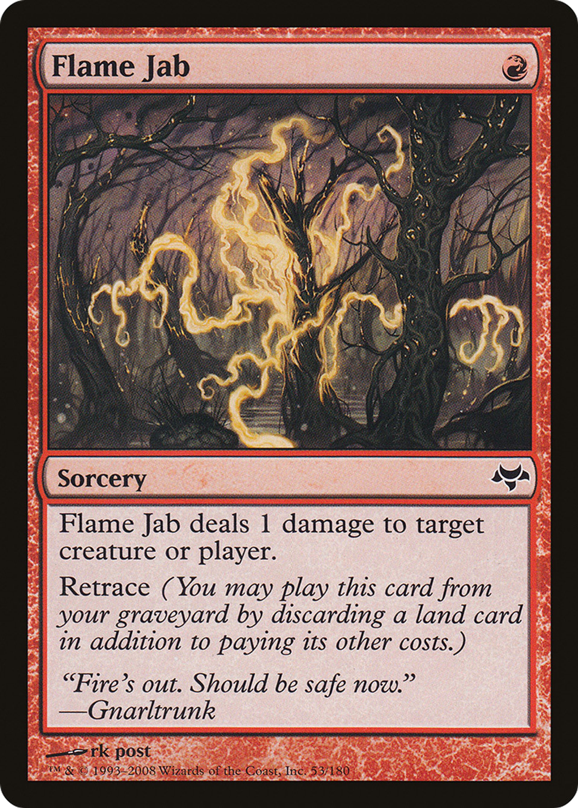 Flame Jab — Eventide — Magic: The Gathering