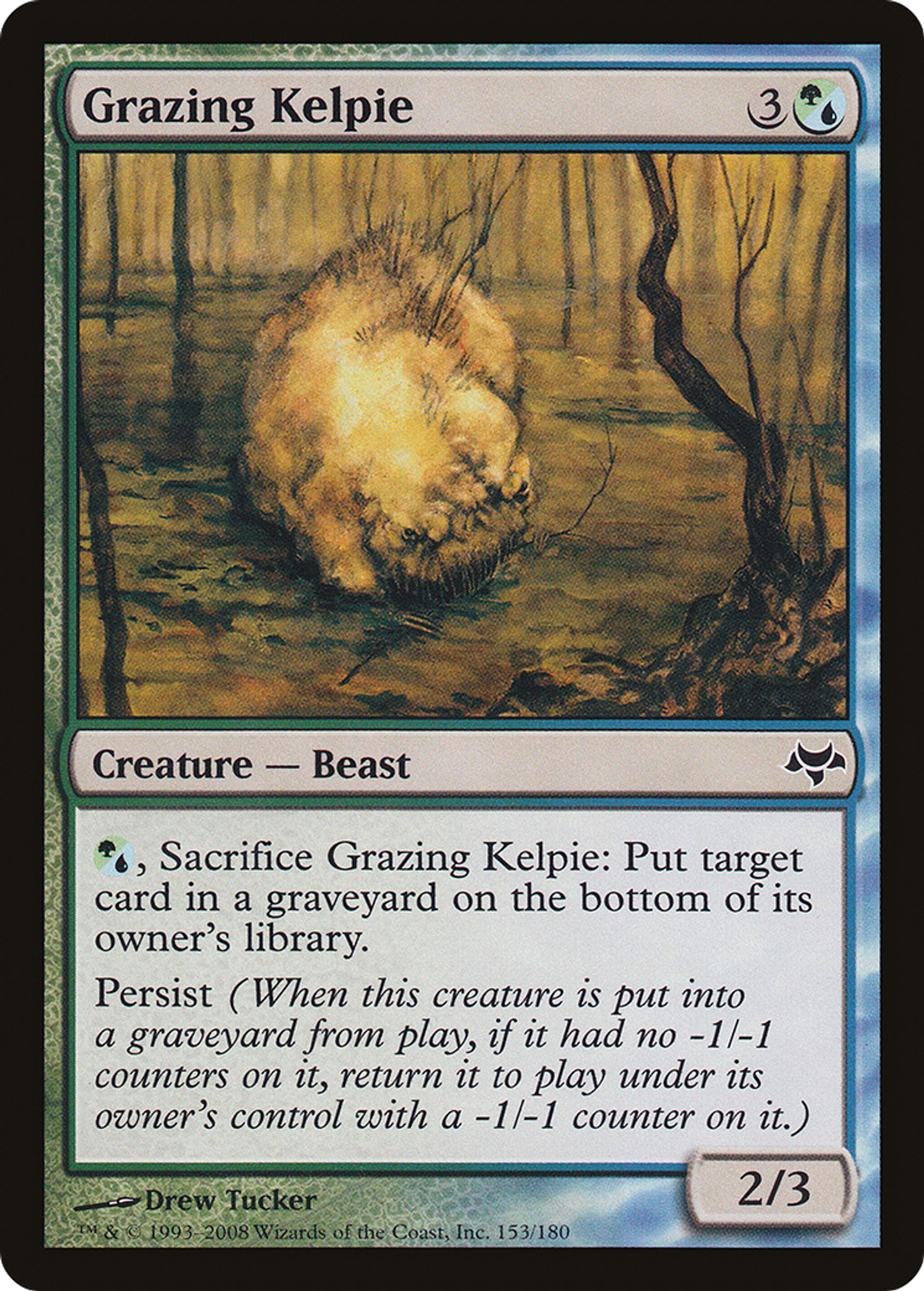 Grazing Kelpie — Eventide — Magic: The Gathering