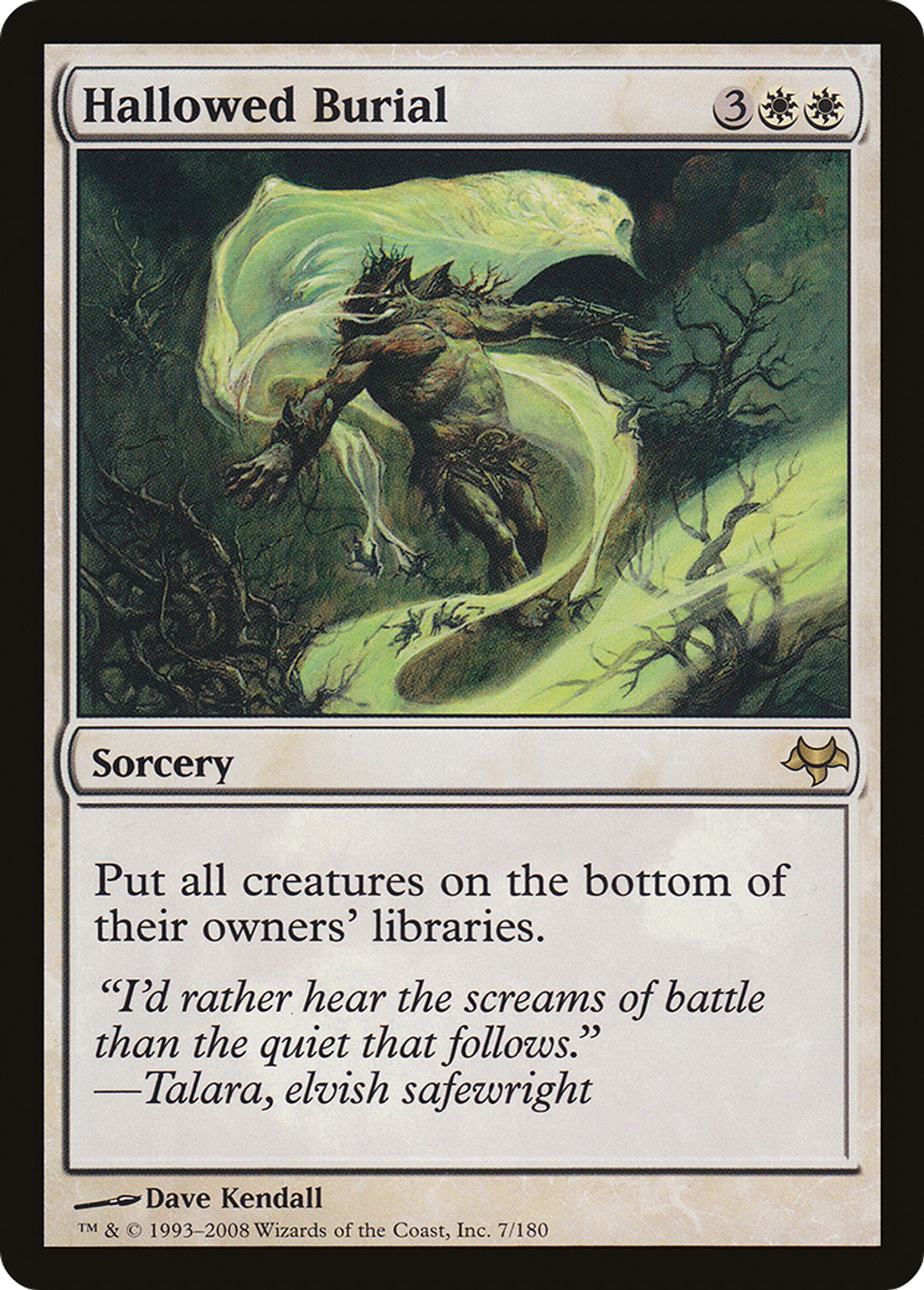 Enterrement sacré — Eventide — Magic: The Gathering