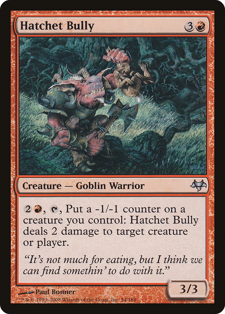 Hatchet Bully — Eventide — Magic: The Gathering