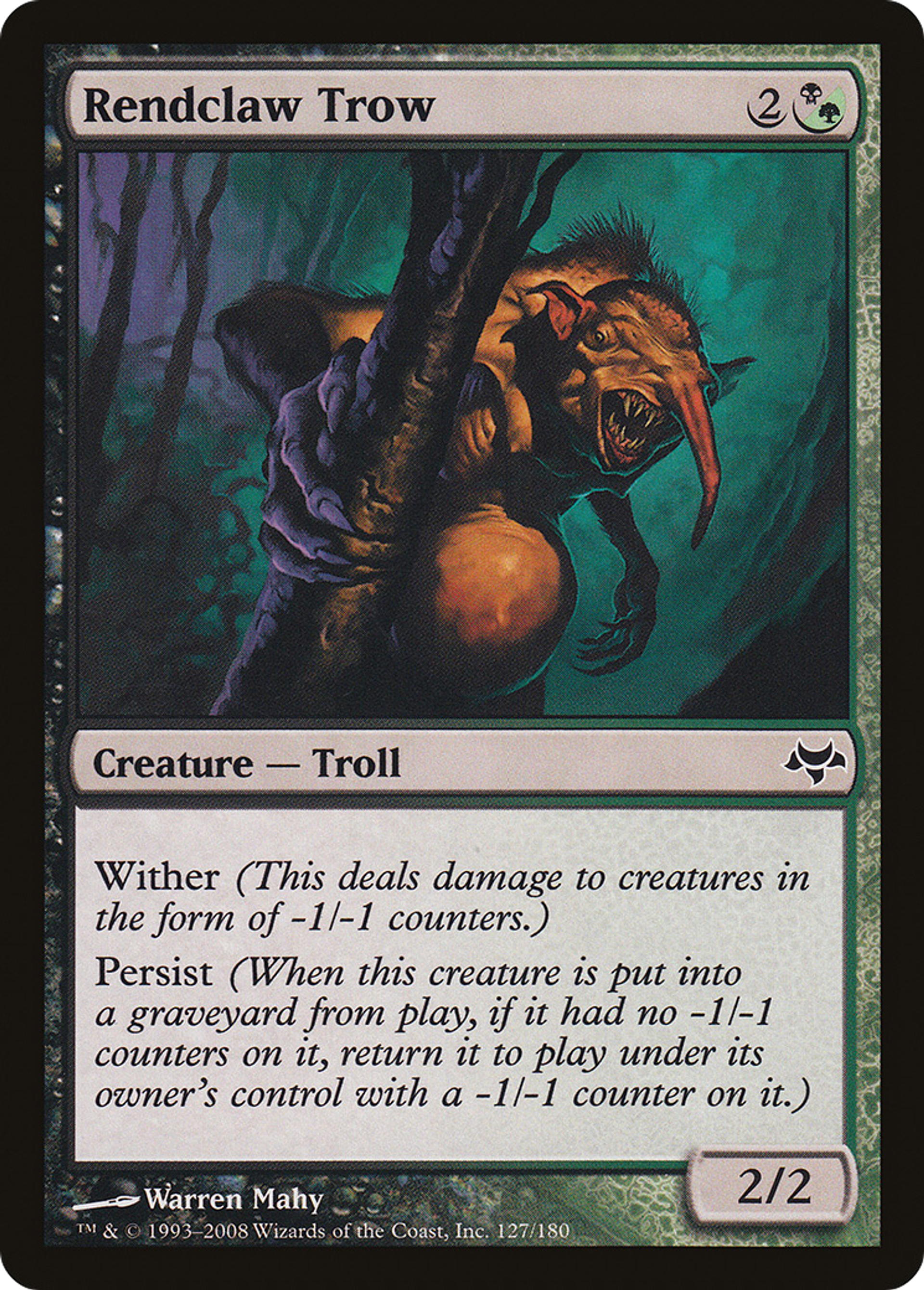Rendclaw Trow — Eventide — Magic: The Gathering