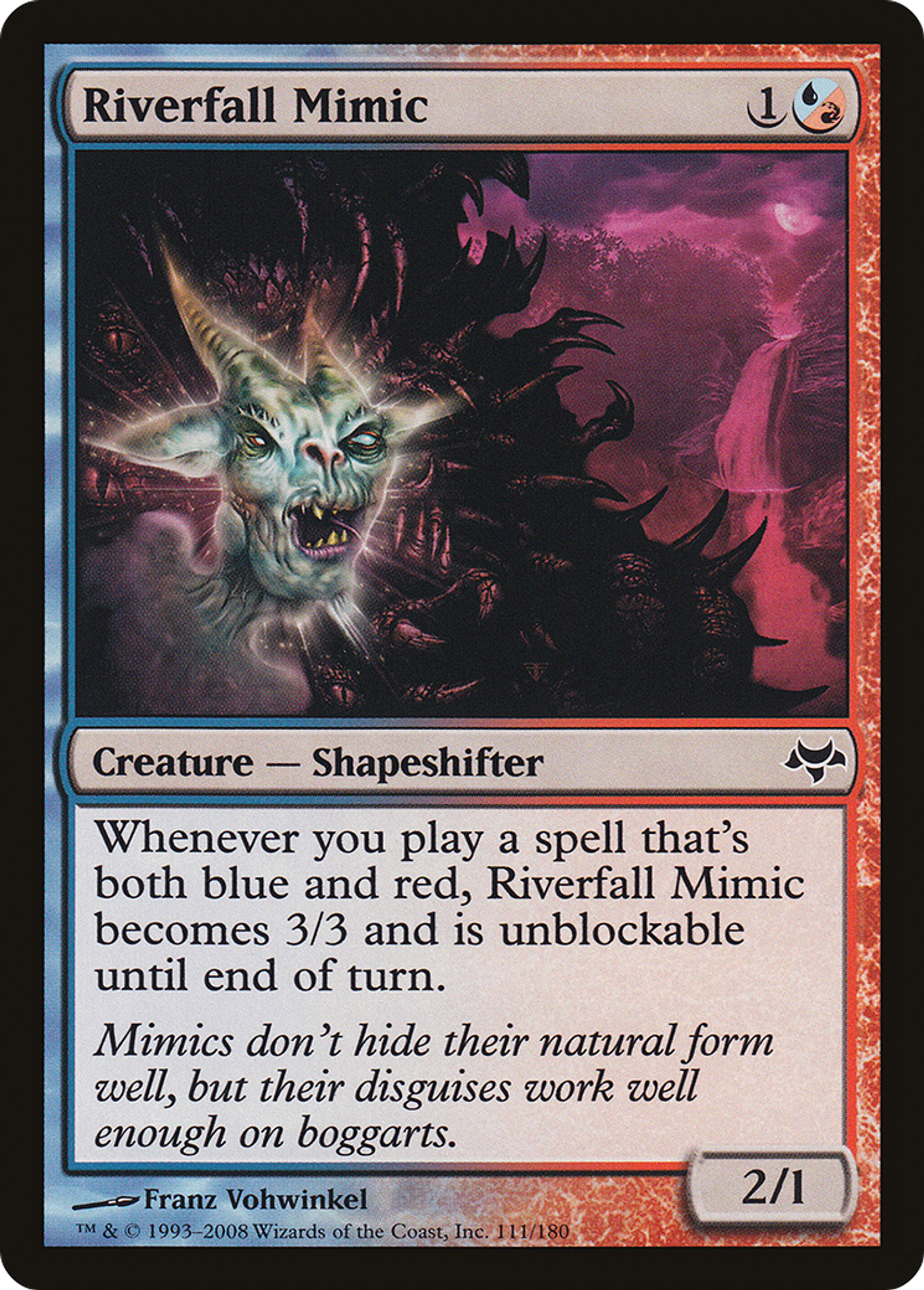 Riverfall Mimic — Eventide — Magic: The Gathering