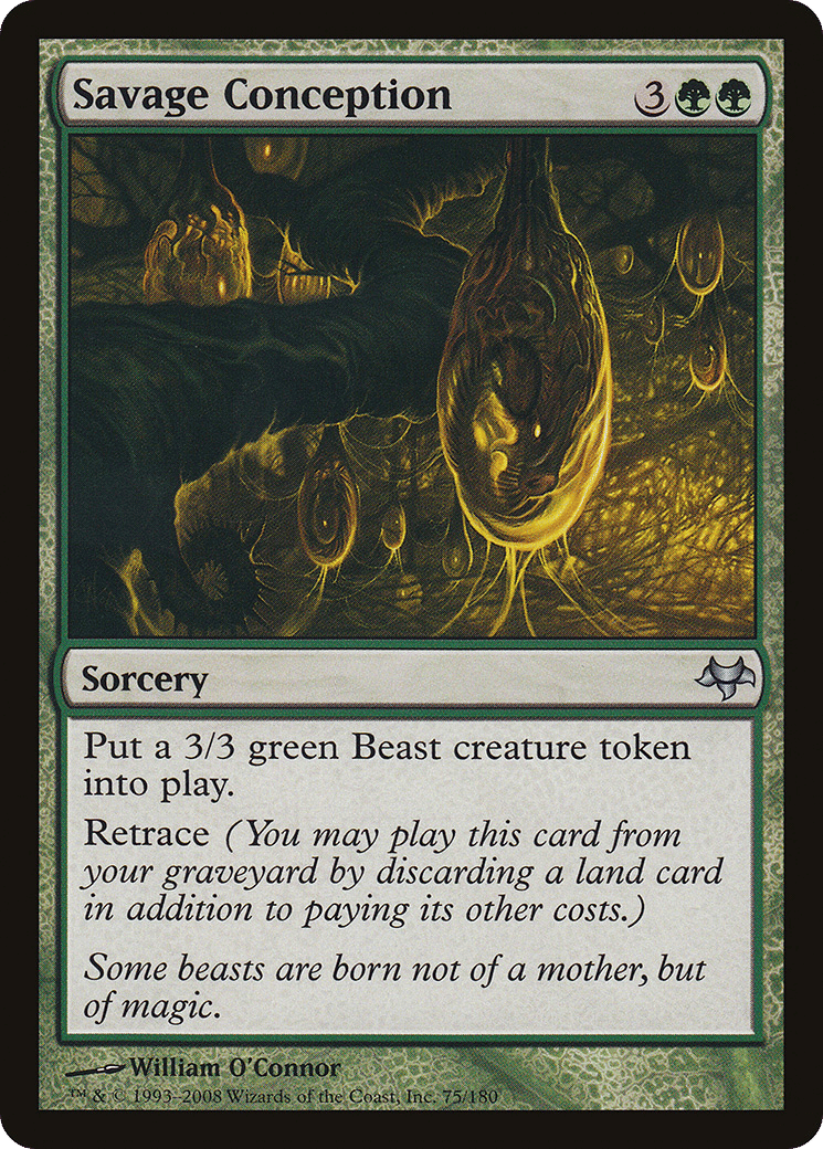 Savage Conception — Eventide — Magic: The Gathering