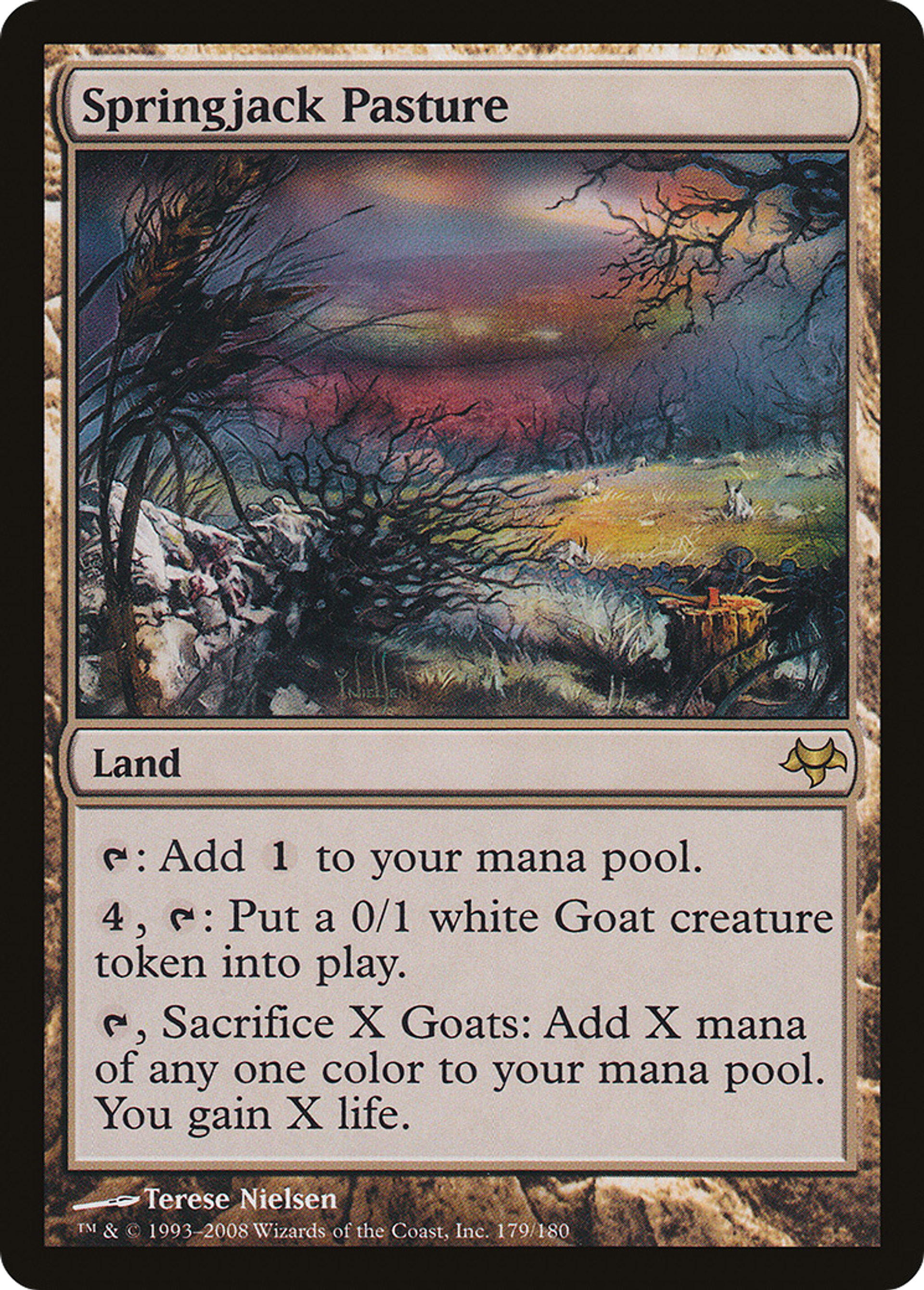 Pâturage à sautelièvres — Eventide — Magic: The Gathering