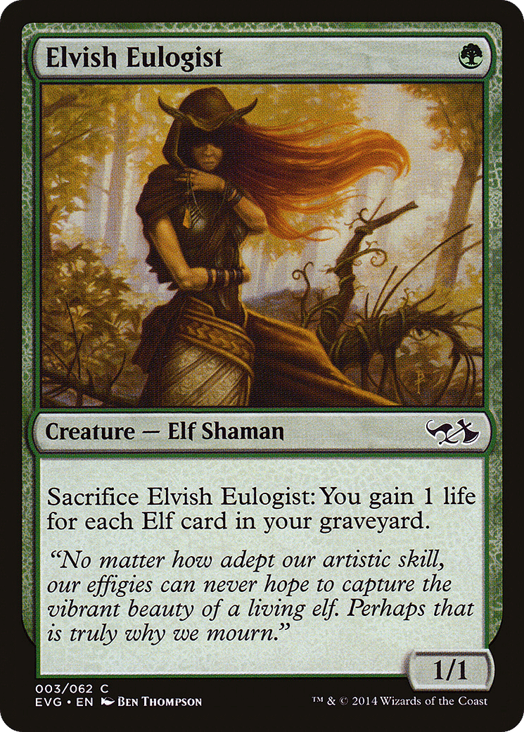 Elvish Eulogist — Duel Decks Anthology: Elves vs. Goblins — Magic: The Gathering