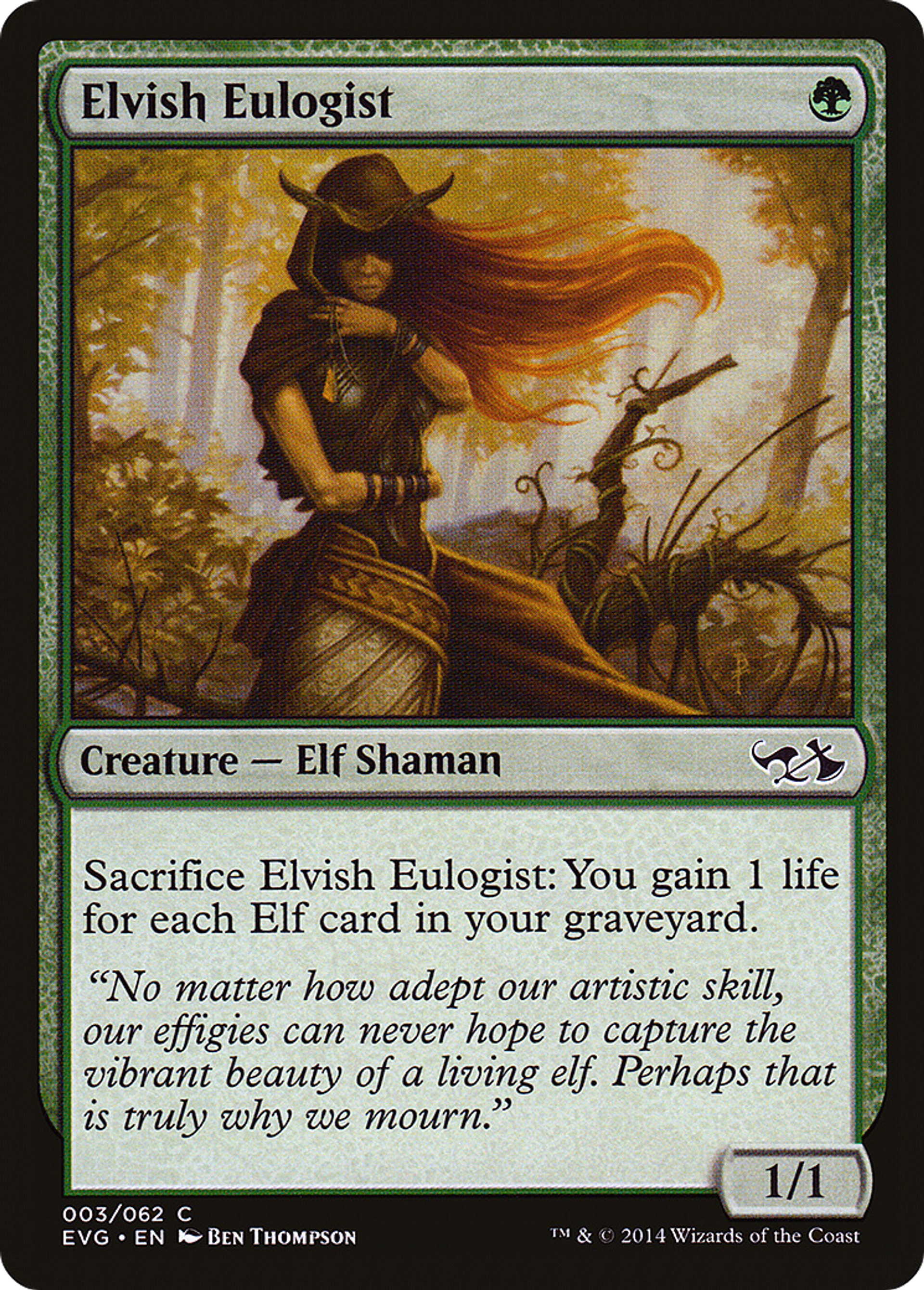 Elvish Eulogist — Duel Decks Anthology: Elves vs. Goblins — Magic: The Gathering