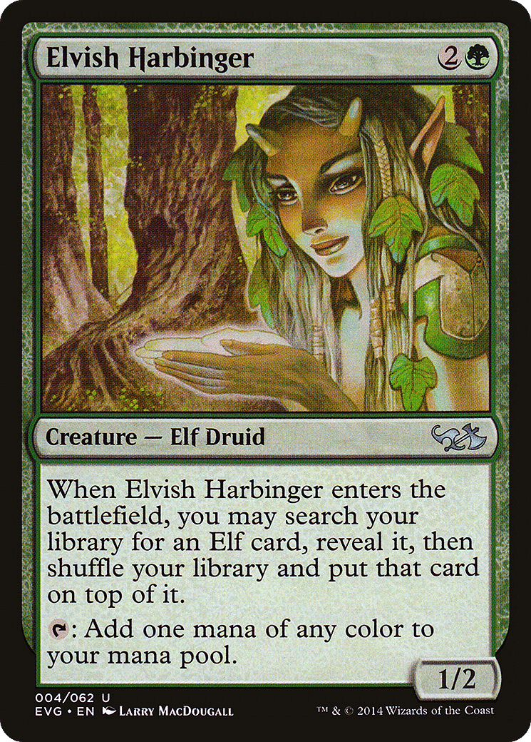 Elvish Harbinger — Duel Decks Anthology: Elves vs. Goblins — Magic: The Gathering