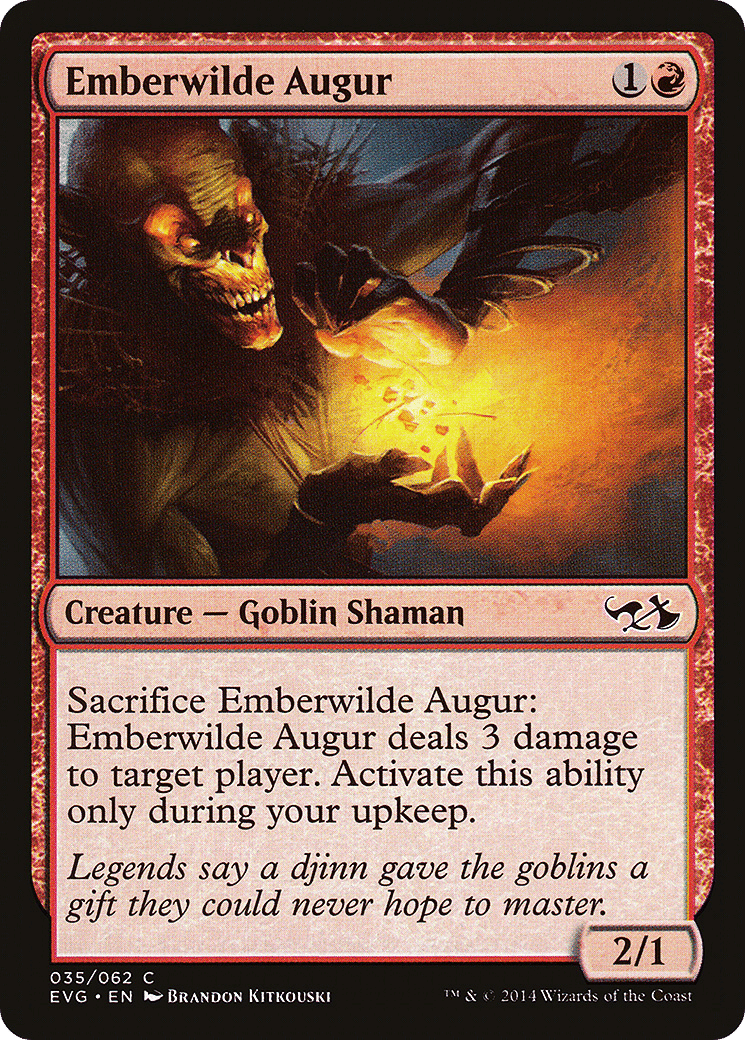 Emberwilde Augur — Duel Decks Anthology: Elves vs. Goblins — Magic: The Gathering