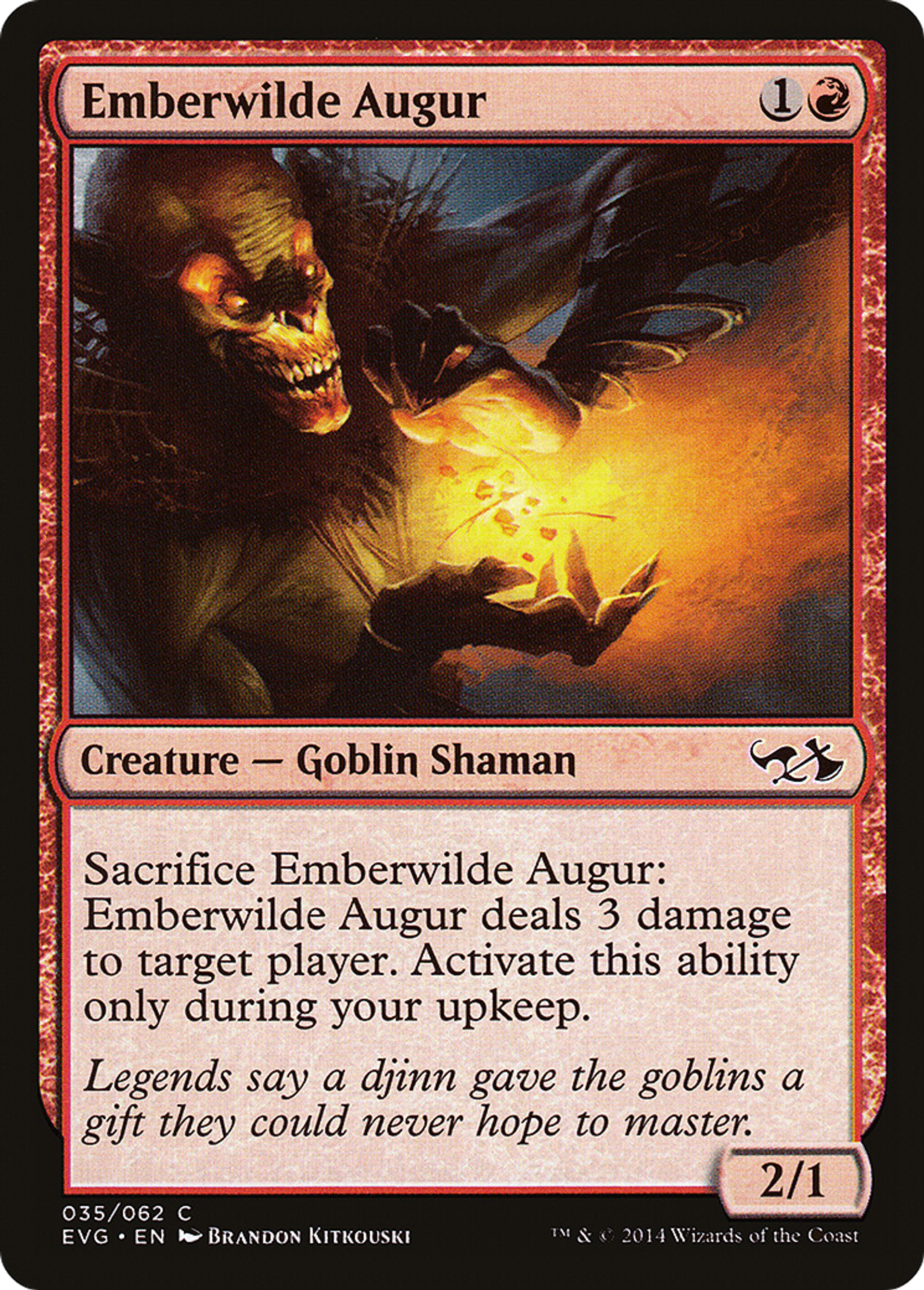 Emberwilde Augur — Duel Decks Anthology: Elves vs. Goblins — Magic: The Gathering