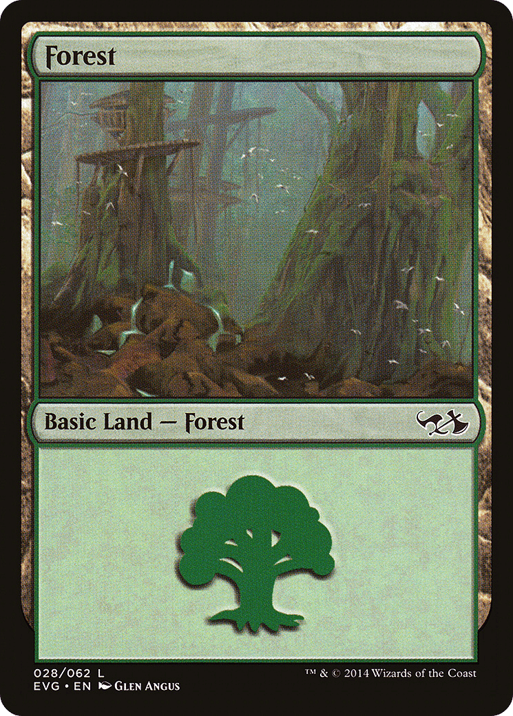 Forest — Duel Decks Anthology: Elves vs. Goblins — Magic: The Gathering