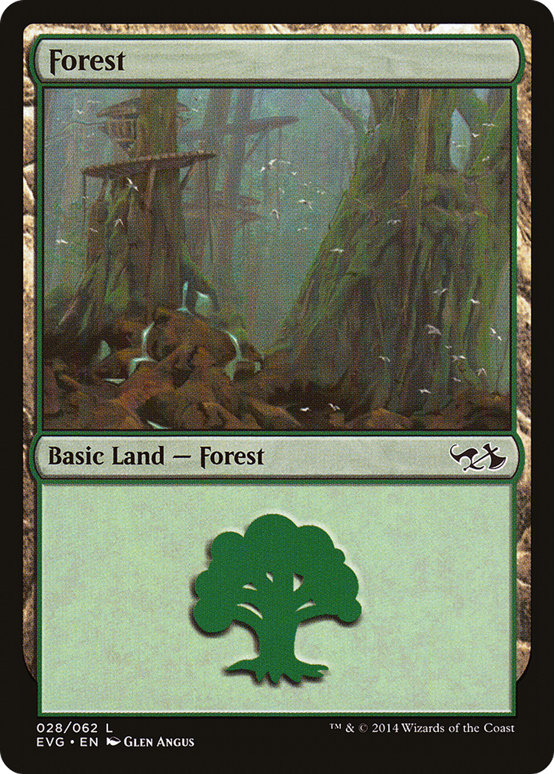 Forest — Duel Decks Anthology: Elves vs. Goblins — Magic: The Gathering