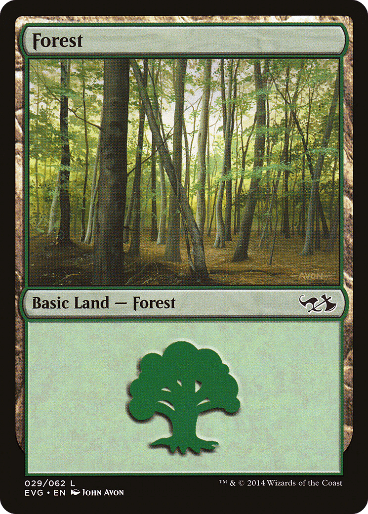 Forest — Duel Decks Anthology: Elves vs. Goblins — Magic: The Gathering