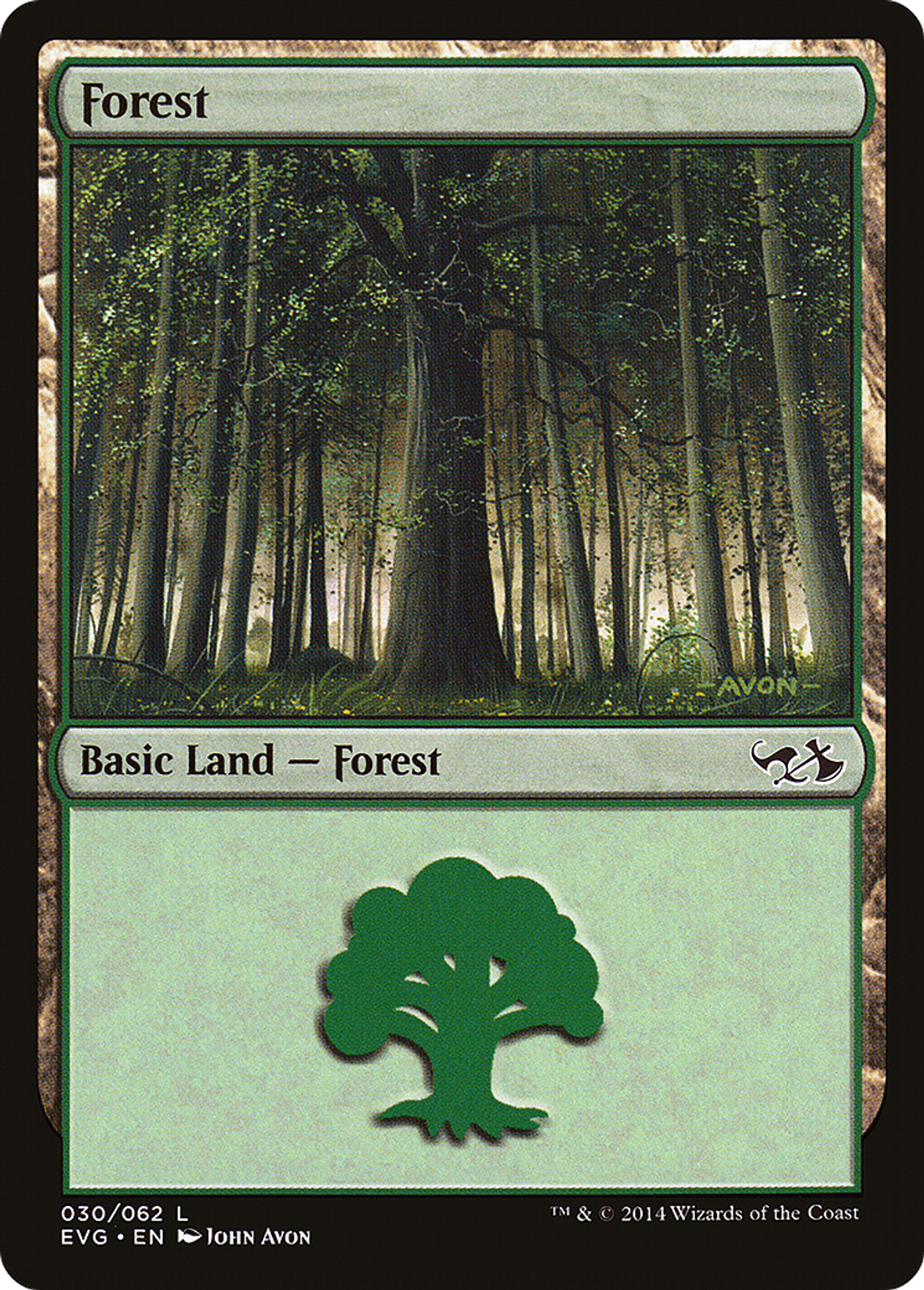Forest — Duel Decks Anthology: Elves vs. Goblins — Magic: The Gathering