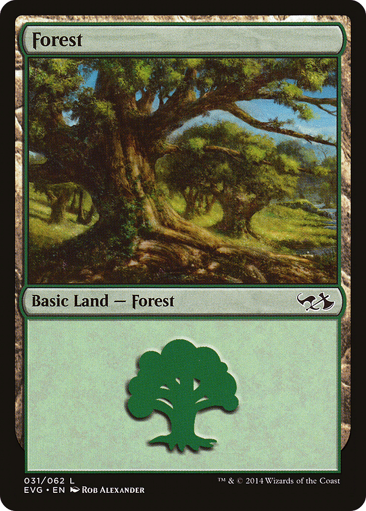 Forest — Duel Decks Anthology: Elves vs. Goblins — Magic: The Gathering