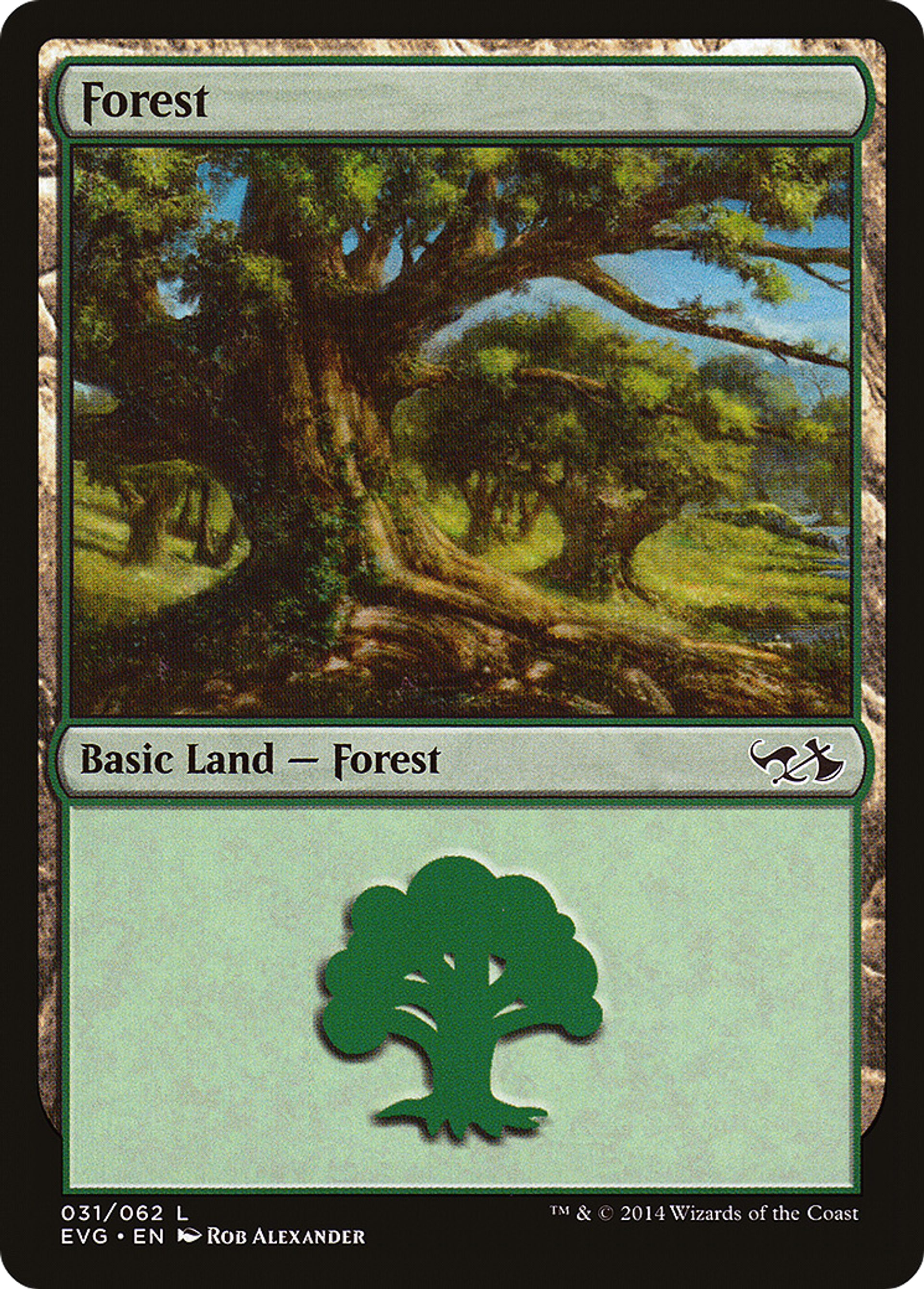 Forest — Duel Decks Anthology: Elves vs. Goblins — Magic: The Gathering