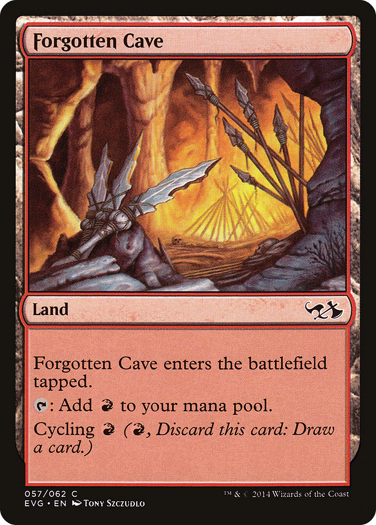 Forgotten Cave — Duel Decks Anthology: Elves vs. Goblins — Magic: The Gathering
