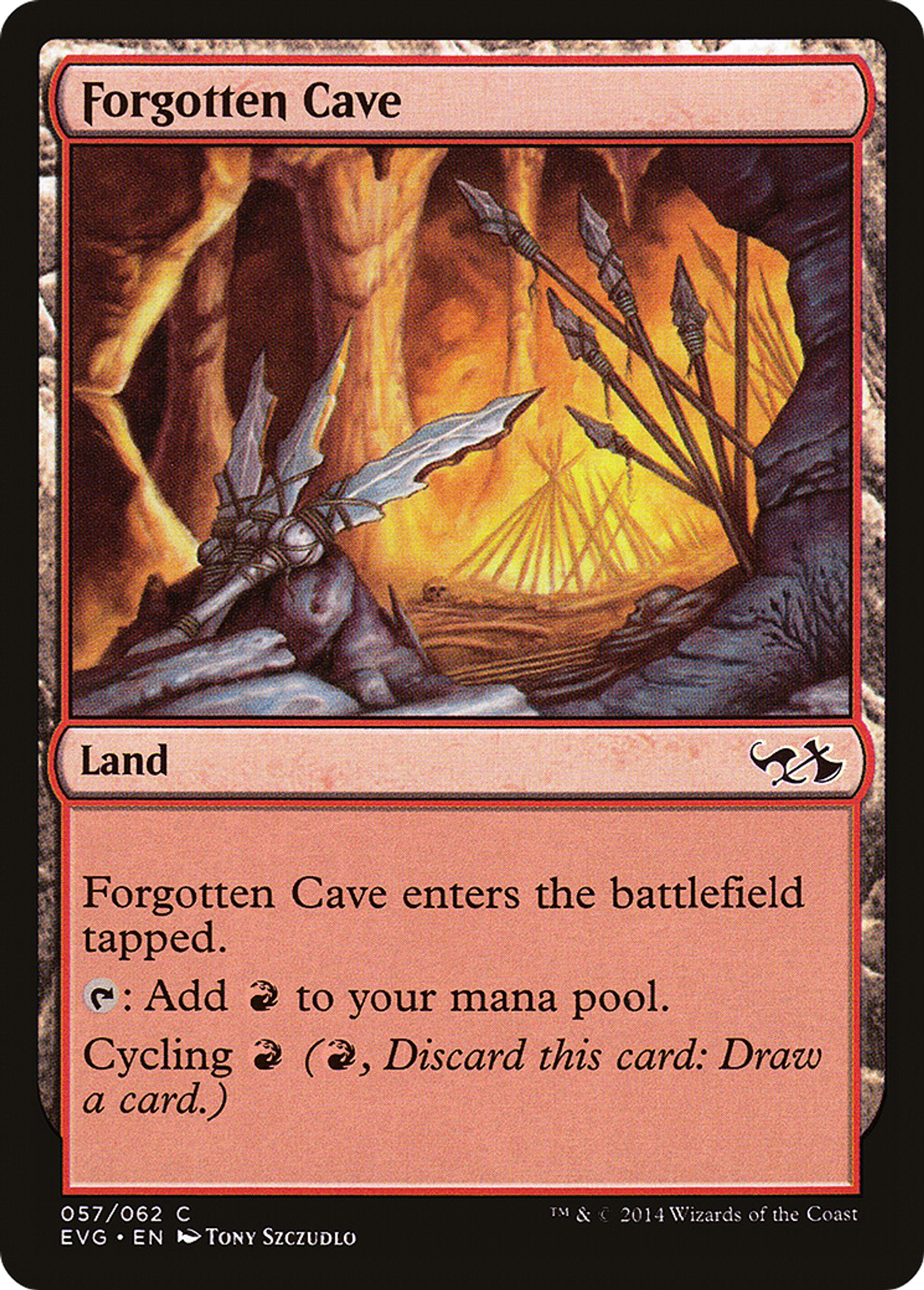 Forgotten Cave — Duel Decks Anthology: Elves vs. Goblins — Magic: The Gathering