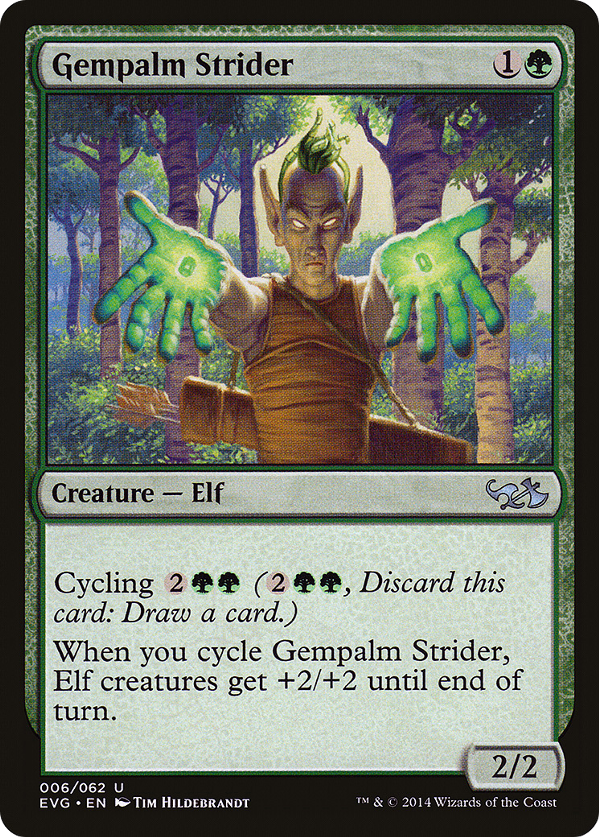 Gempalm Strider — Duel Decks Anthology: Elves vs. Goblins — Magic: The Gathering