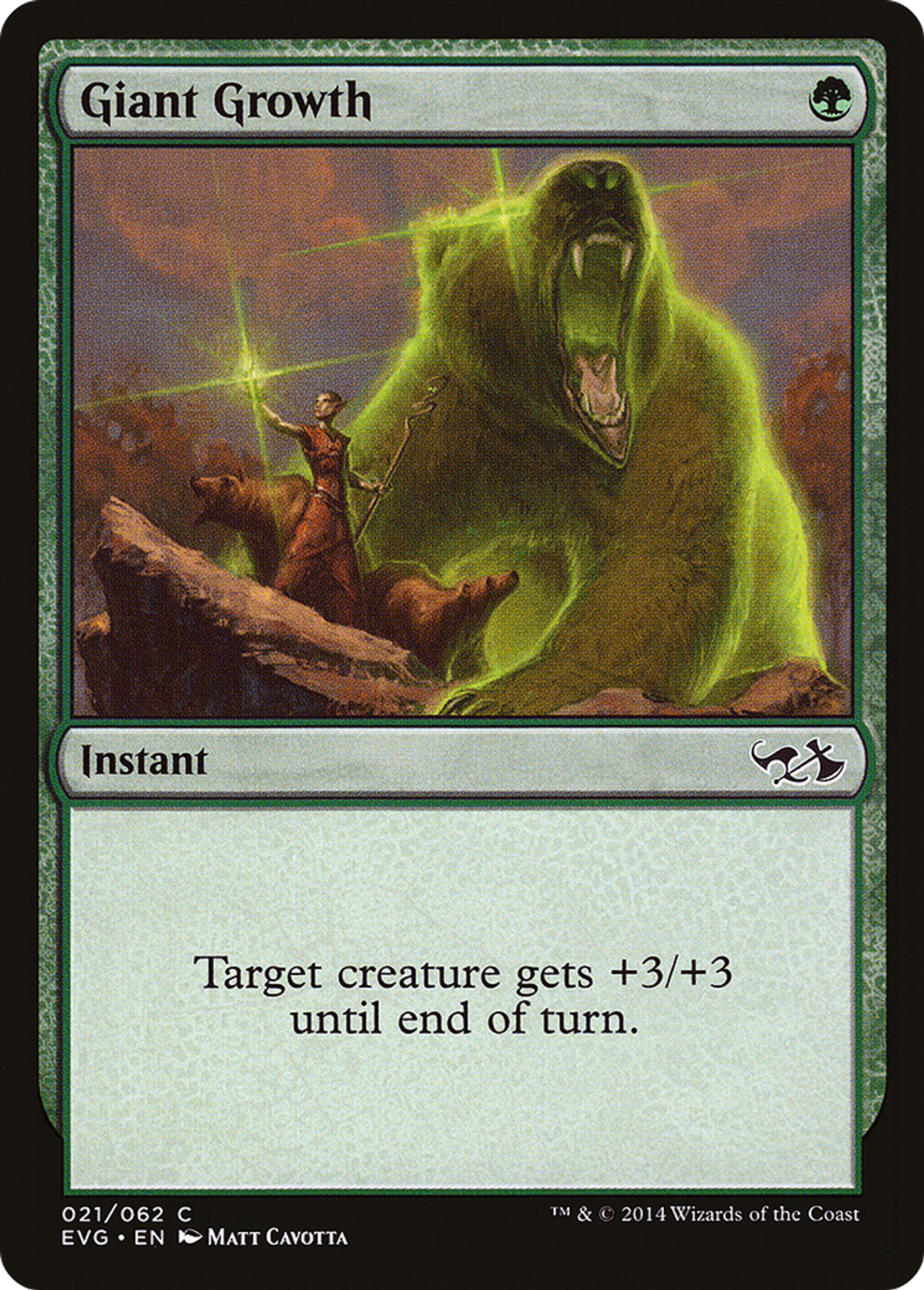 Giant Growth — Duel Decks Anthology: Elves vs. Goblins — Magic: The Gathering