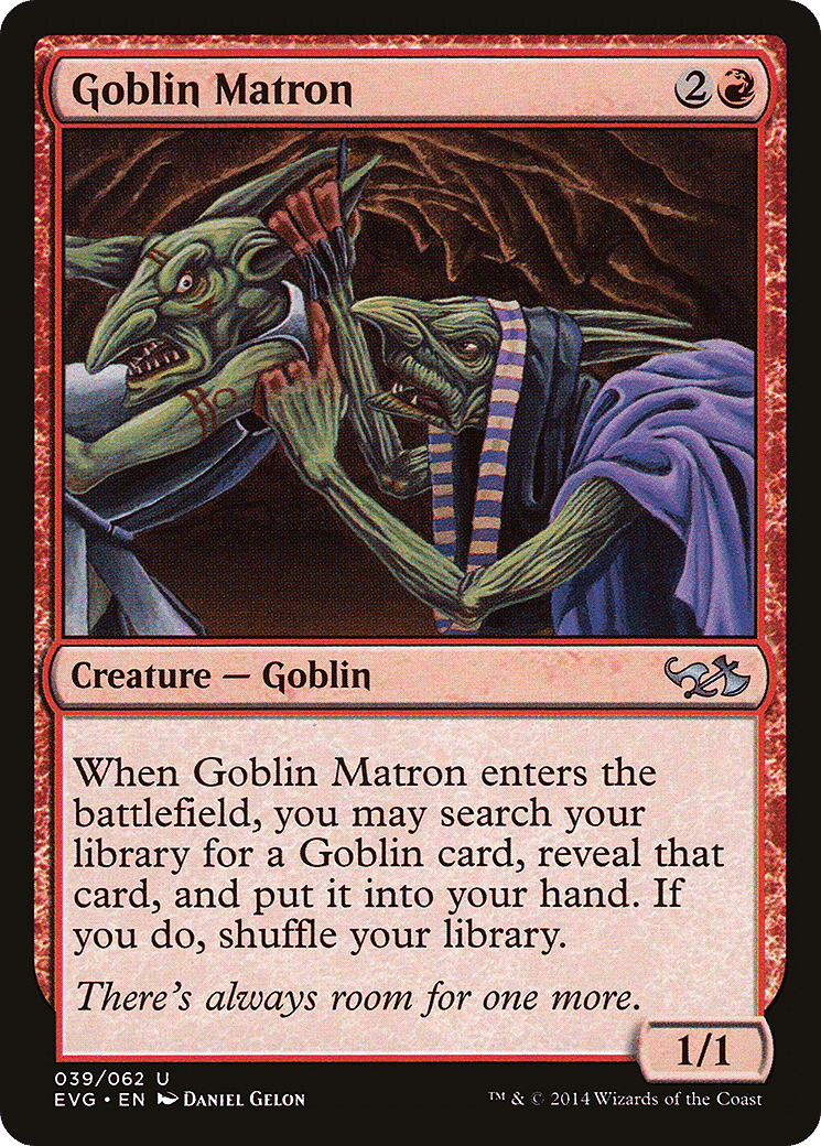 Goblin Matron — Duel Decks Anthology: Elves vs. Goblins — Magic: The Gathering
