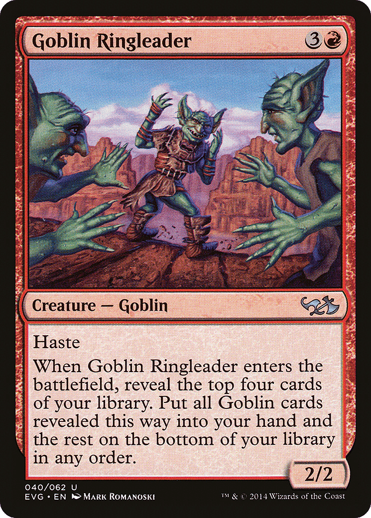 Goblin Ringleader — Duel Decks Anthology: Elves vs. Goblins — Magic: The Gathering