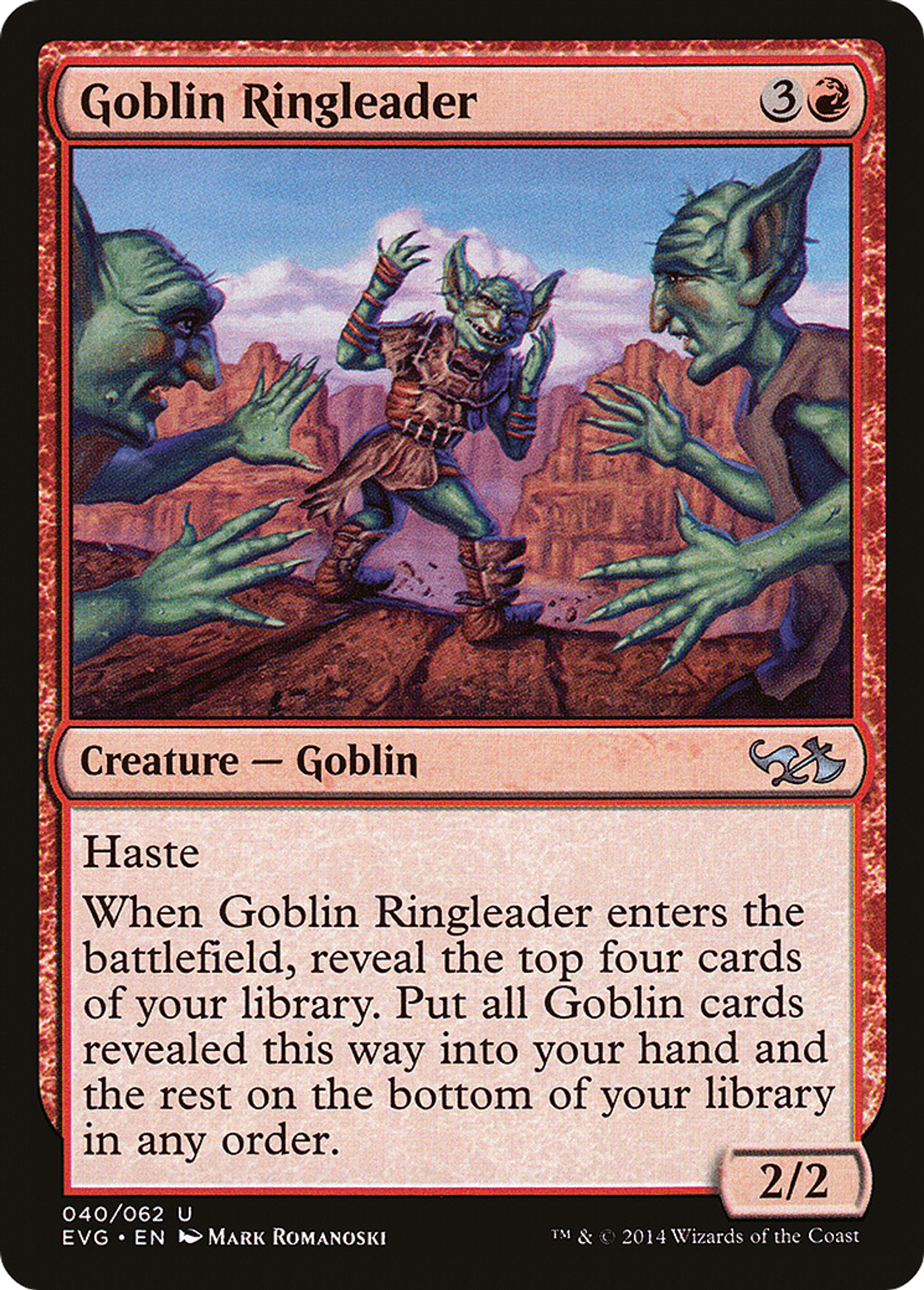Goblin Ringleader — Duel Decks Anthology: Elves vs. Goblins — Magic: The Gathering