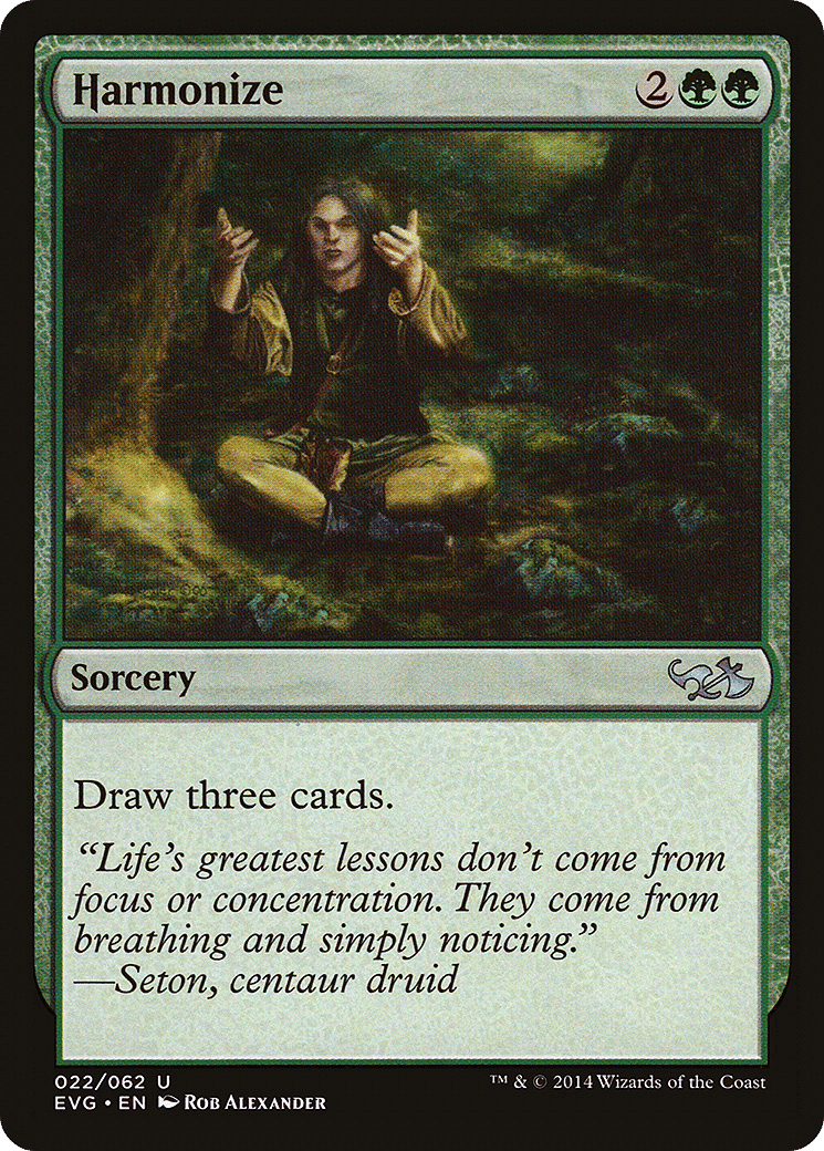 Harmonize — Duel Decks Anthology: Elves vs. Goblins — Magic: The Gathering