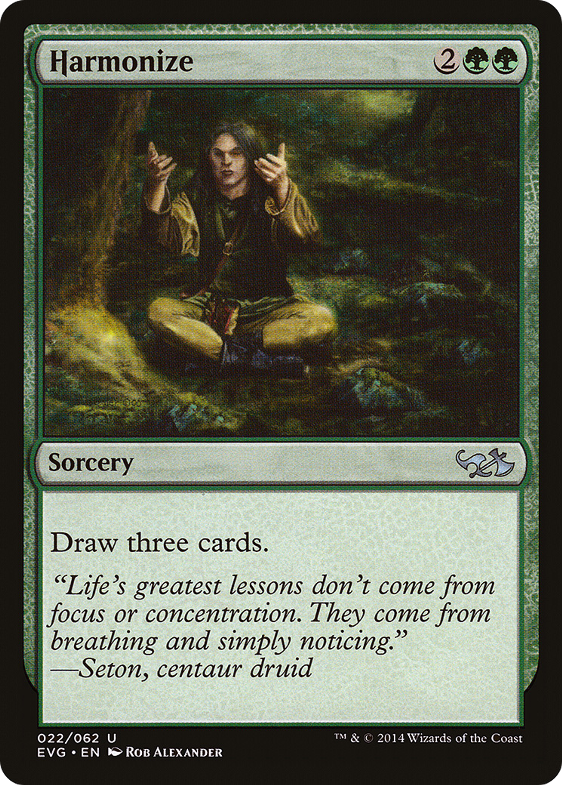 Harmonize — Duel Decks Anthology: Elves vs. Goblins — Magic: The Gathering