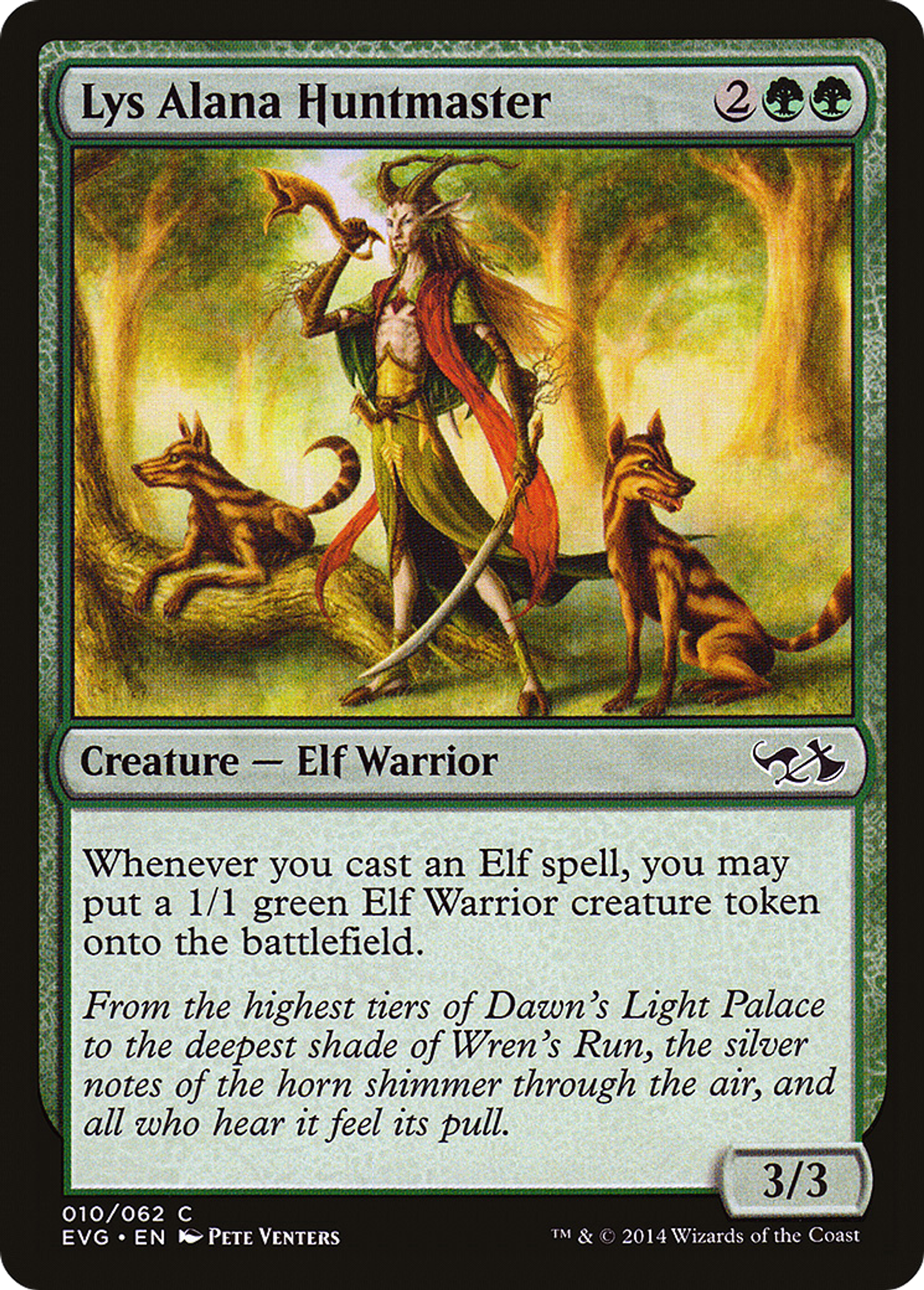 Lys Alana Huntmaster — Duel Decks Anthology: Elves vs. Goblins — Magic: The Gathering