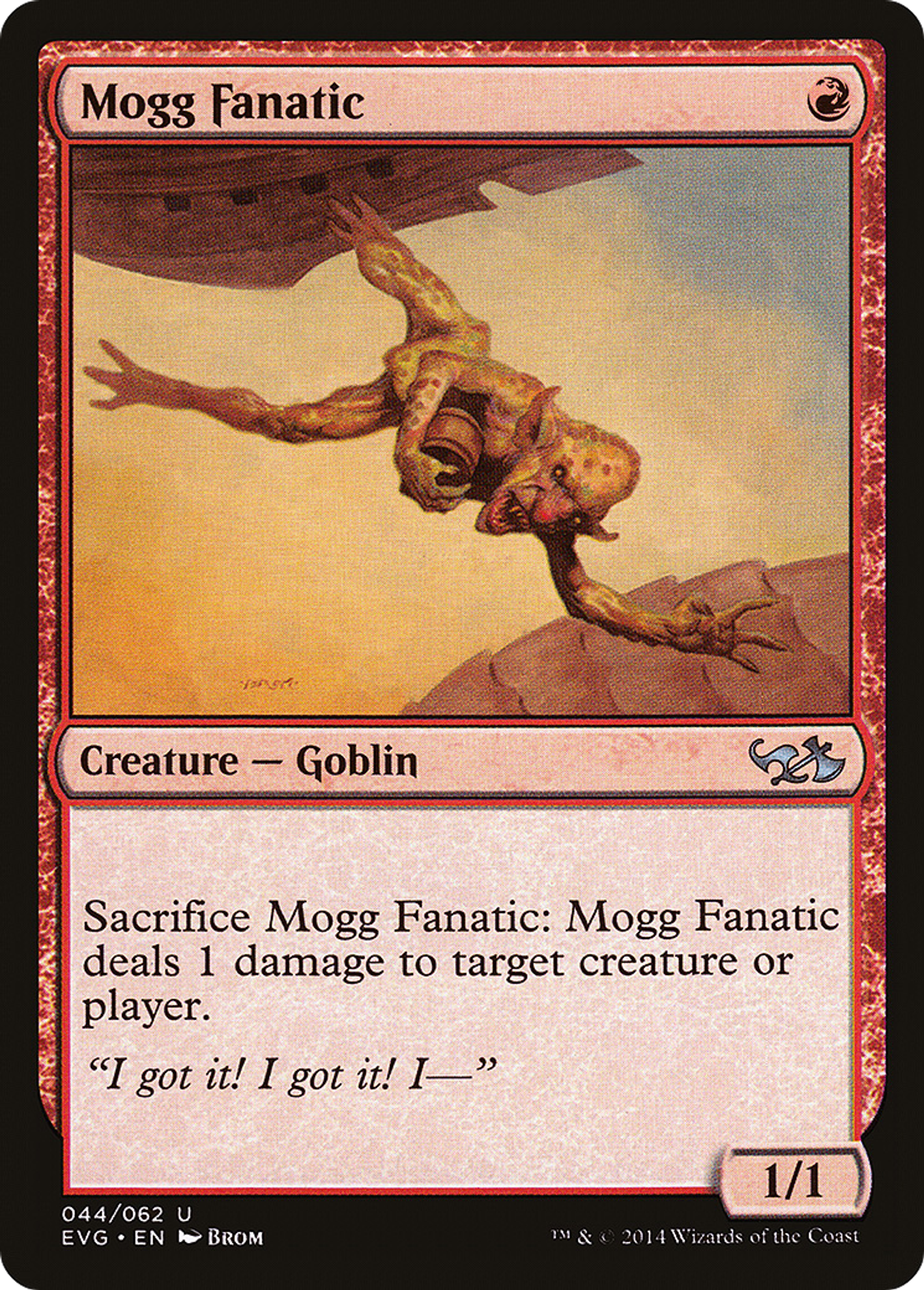 Mogg Fanatic — Duel Decks Anthology: Elves vs. Goblins — Magic: The Gathering