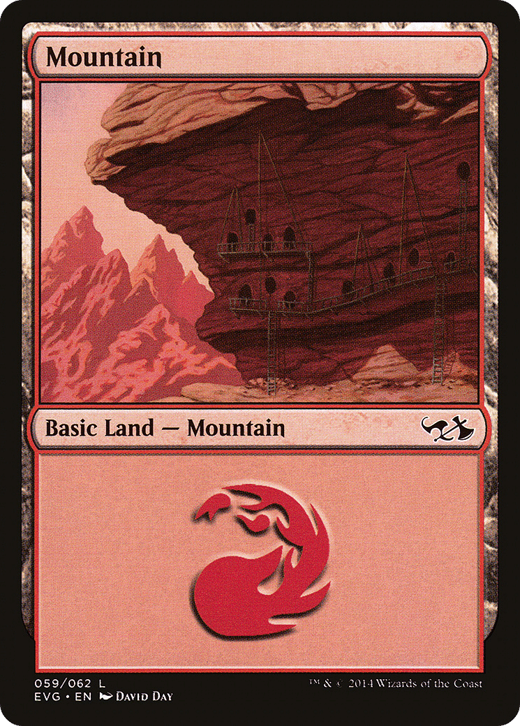 Mountain — Duel Decks Anthology: Elves vs. Goblins — Magic: The Gathering