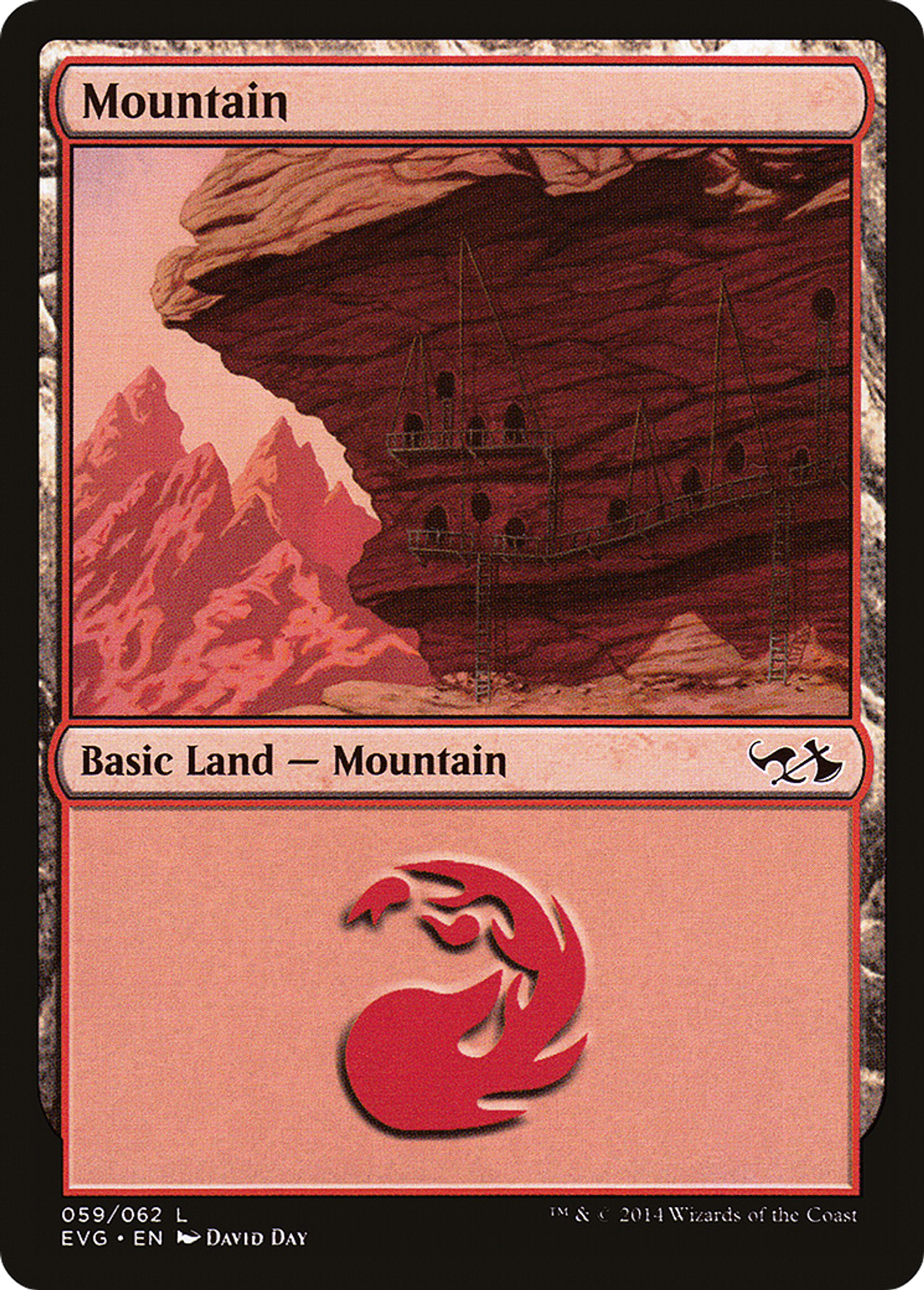 Mountain — Duel Decks Anthology: Elves vs. Goblins — Magic: The Gathering
