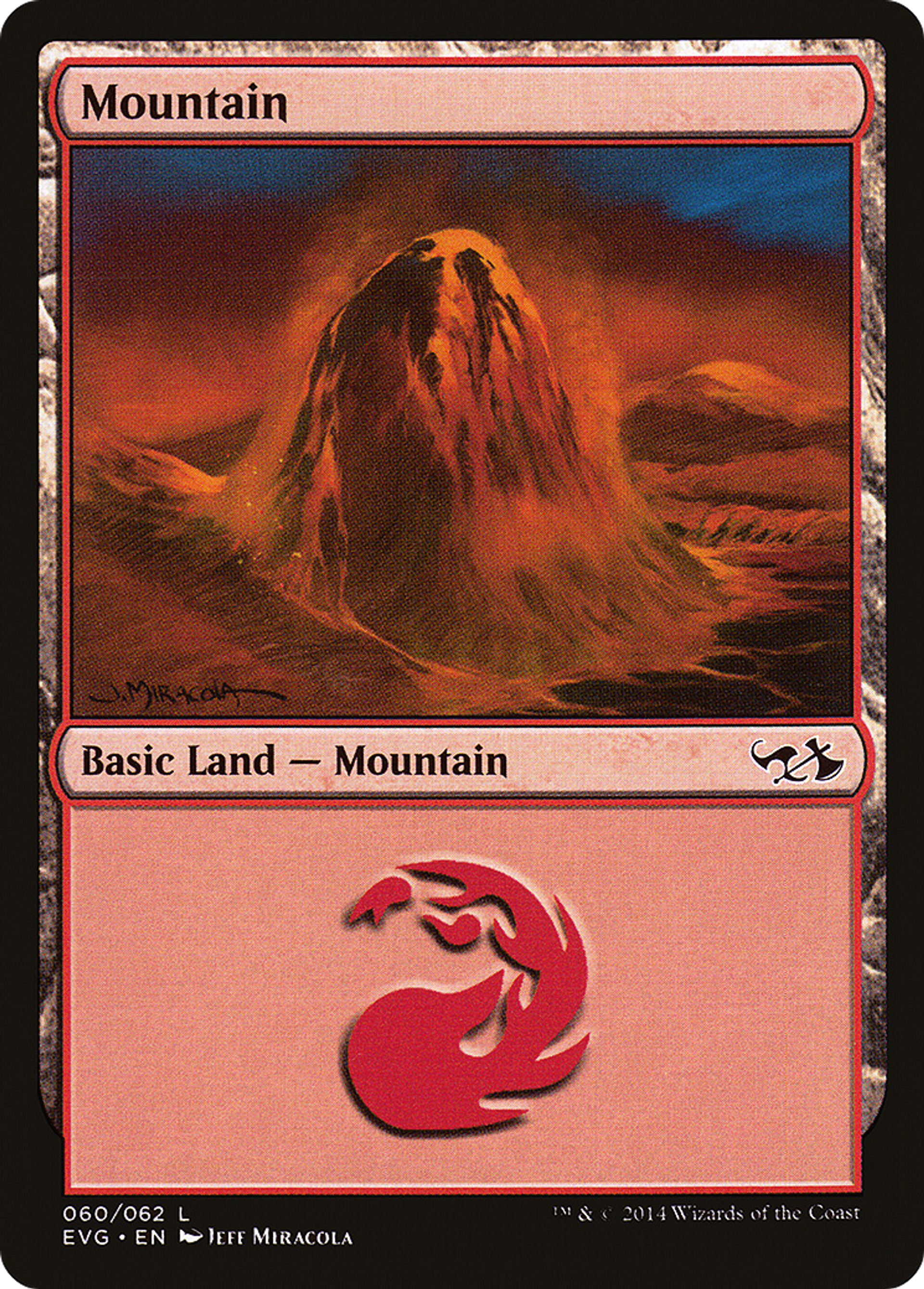 Mountain — Duel Decks Anthology: Elves vs. Goblins — Magic: The Gathering