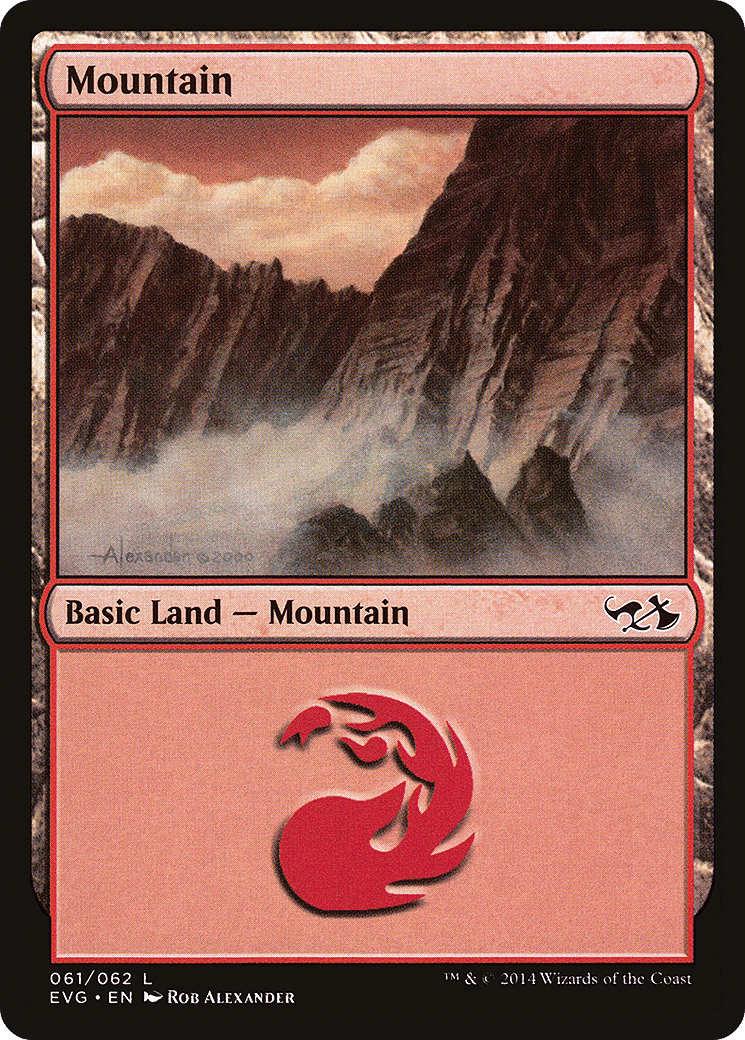 Mountain — Duel Decks Anthology: Elves vs. Goblins — Magic: The Gathering