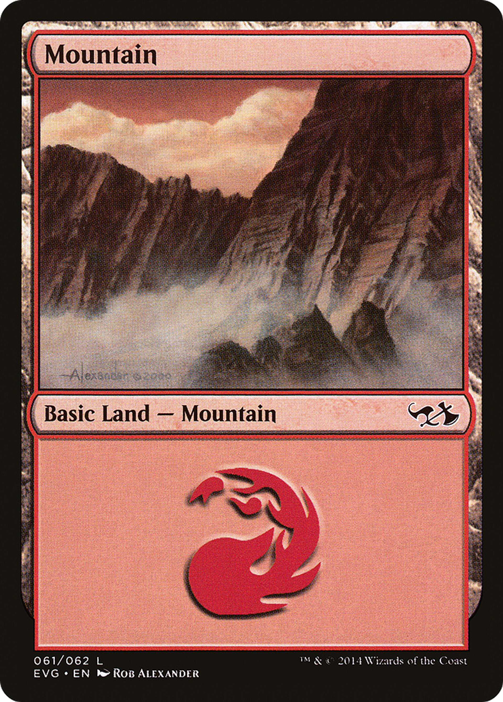 Mountain — Duel Decks Anthology: Elves vs. Goblins — Magic: The Gathering