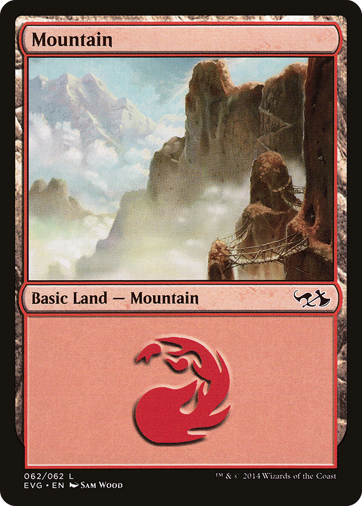 Mountain — Duel Decks Anthology: Elves vs. Goblins — Magic: The Gathering
