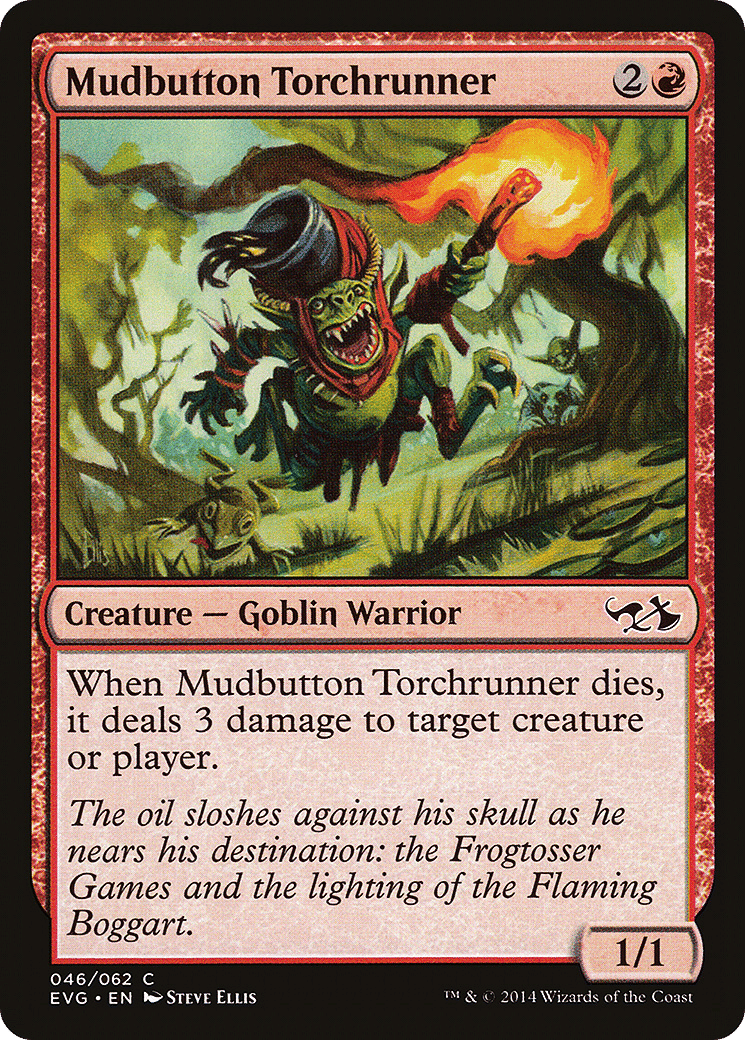 Mudbutton Torchrunner — Duel Decks Anthology: Elves vs. Goblins — Magic: The Gathering