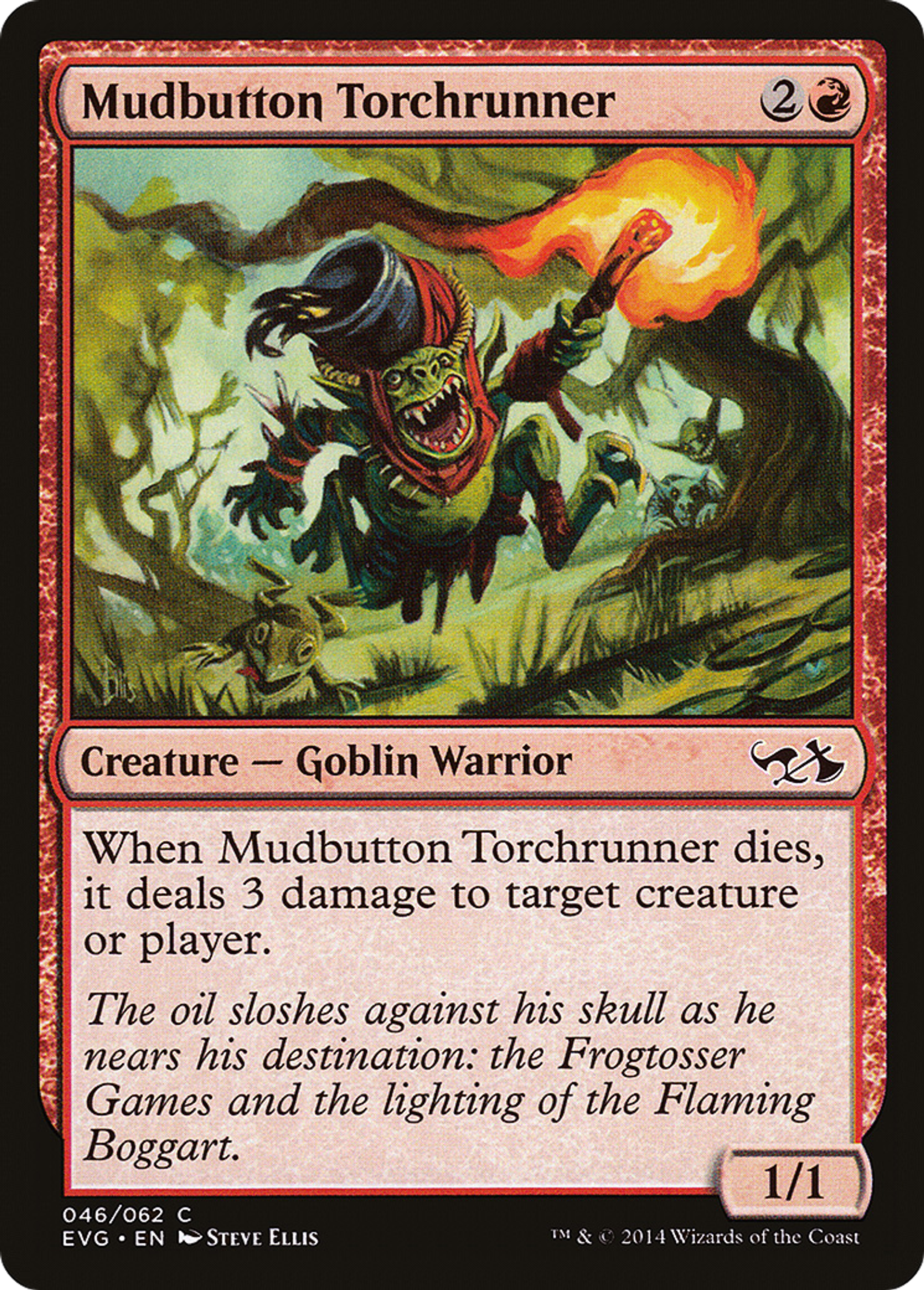 Mudbutton Torchrunner — Duel Decks Anthology: Elves vs. Goblins — Magic: The Gathering