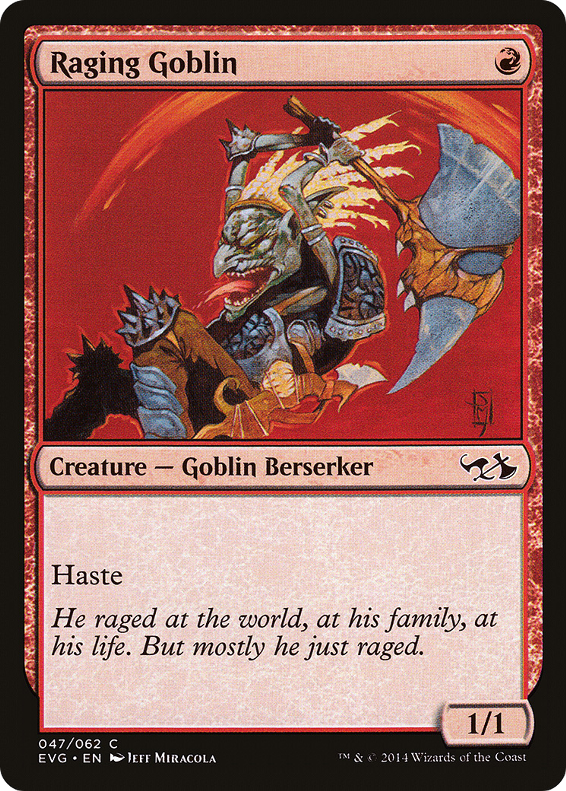 Raging Goblin — Duel Decks Anthology: Elves vs. Goblins — Magic: The Gathering