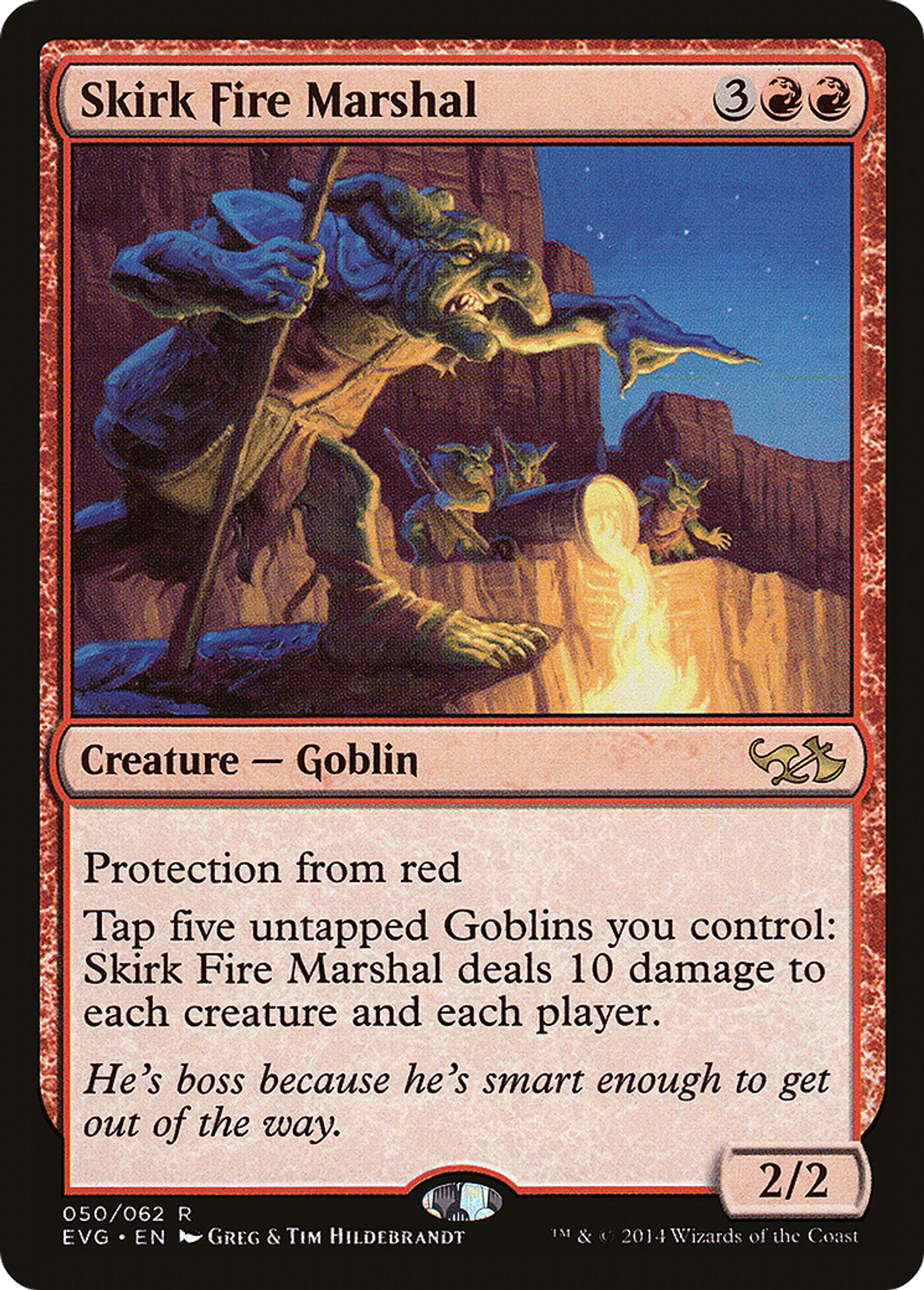 Skirk Fire Marshal — Duel Decks Anthology: Elves vs. Goblins — Magic: The Gathering