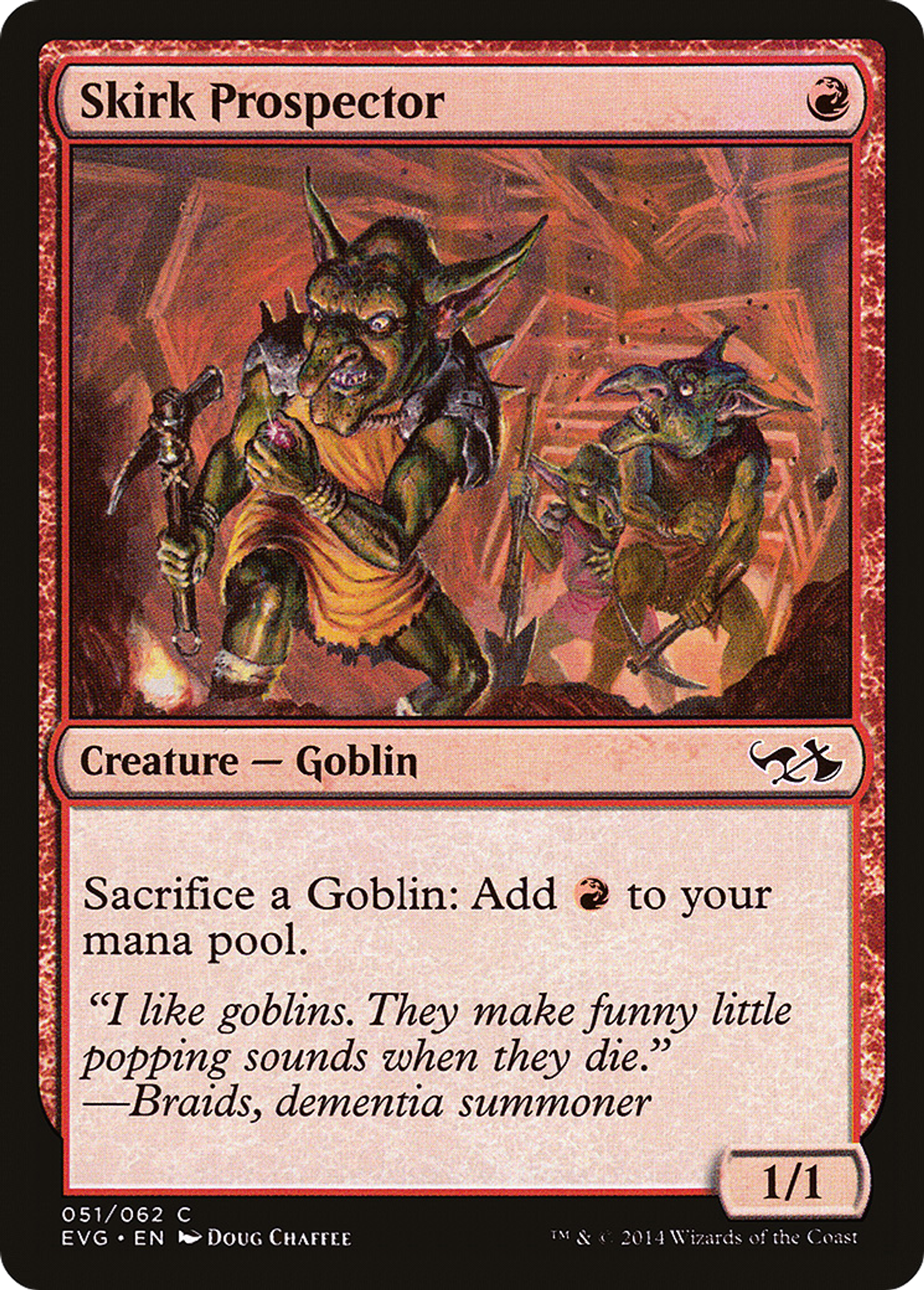 Skirk Prospector — Duel Decks Anthology: Elves vs. Goblins — Magic: The Gathering