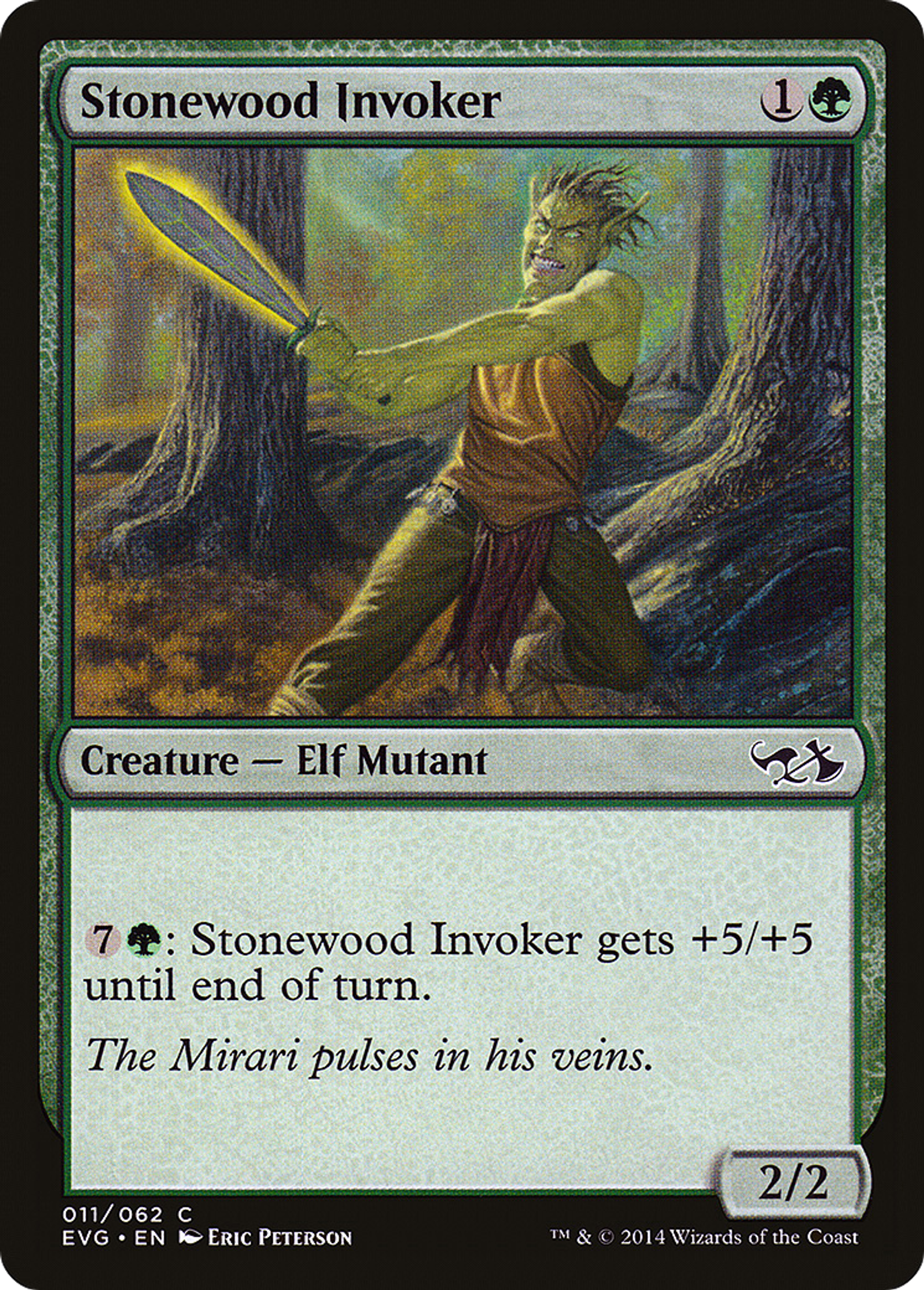Stonewood Invoker — Duel Decks Anthology: Elves vs. Goblins — Magic: The Gathering