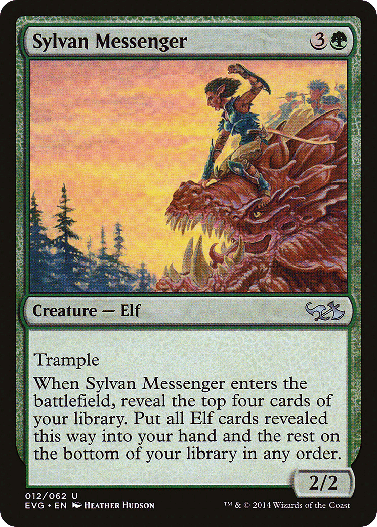 Messager sylvestre — Duel Decks Anthology: Elves vs. Goblins — Magic: The Gathering