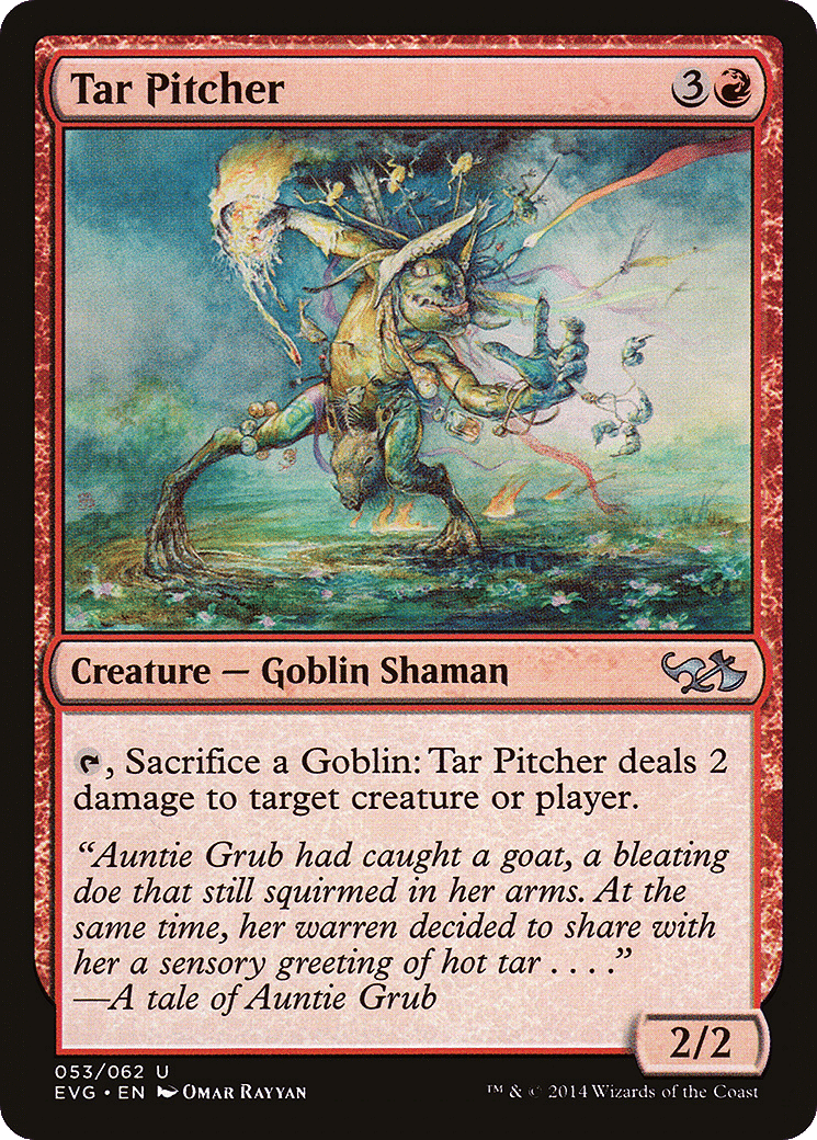 Tar Pitcher — Duel Decks Anthology: Elves vs. Goblins — Magic: The Gathering